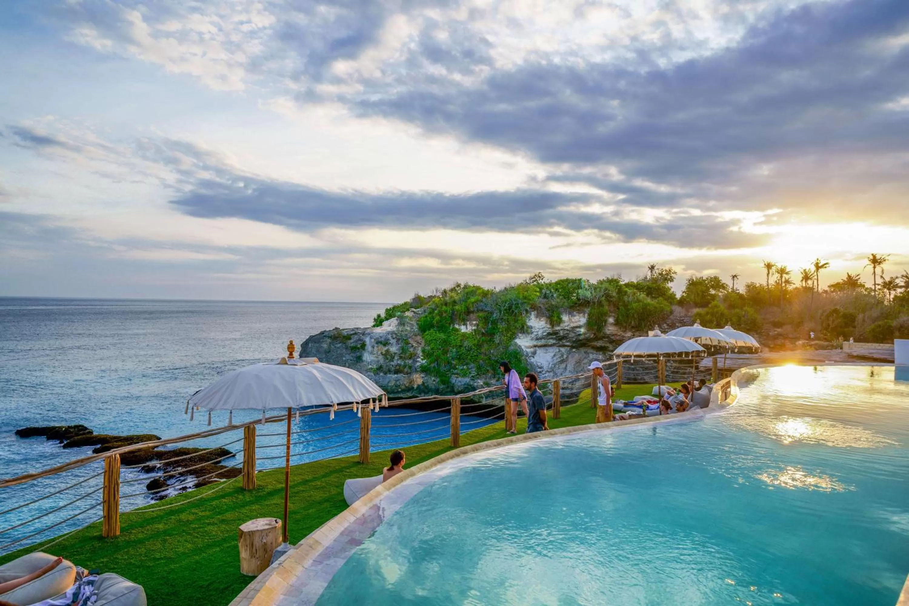 Pool view in Blue Lagoon Avia Villas