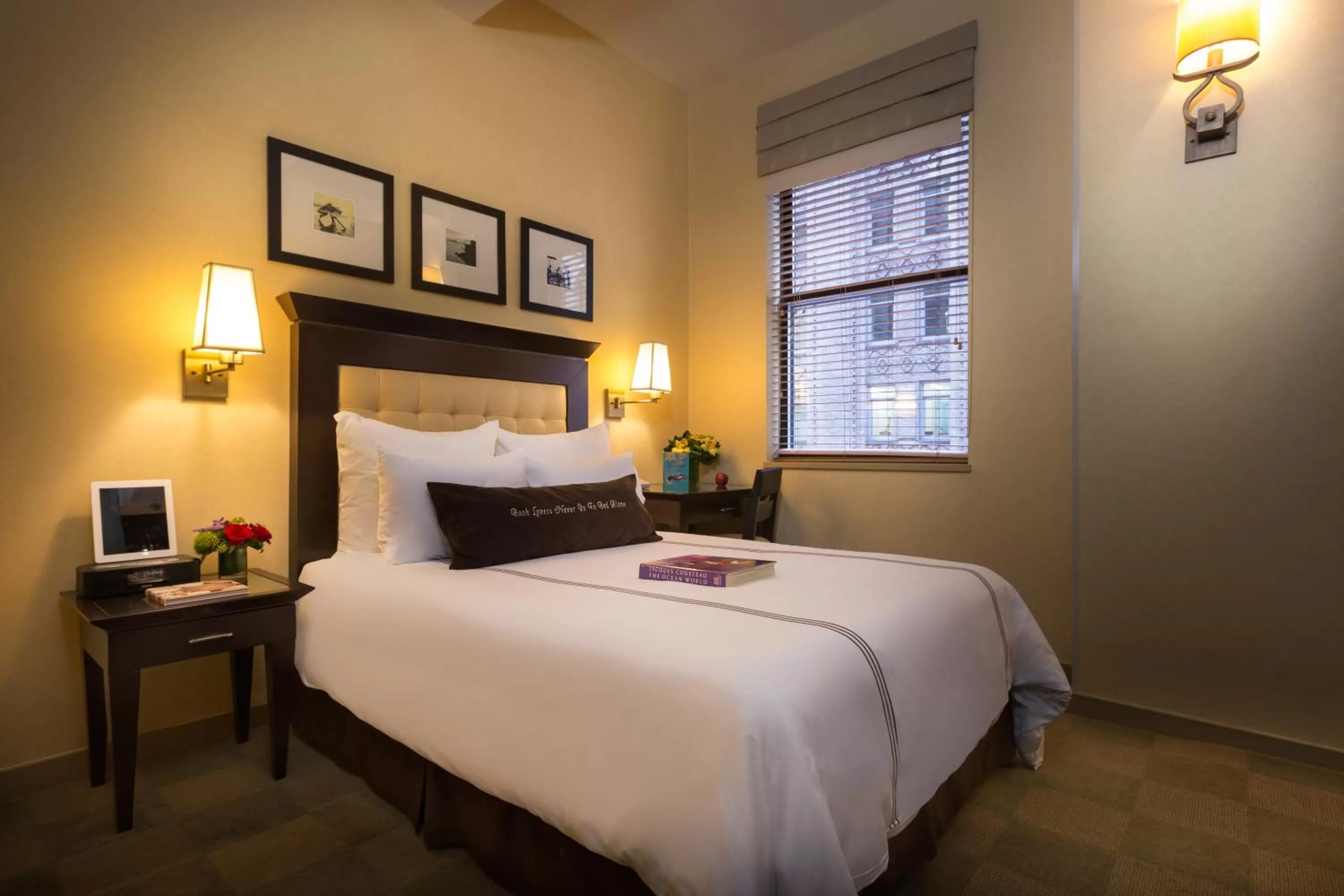 Bedroom, Bed in Library Hotel by Library Hotel Collection