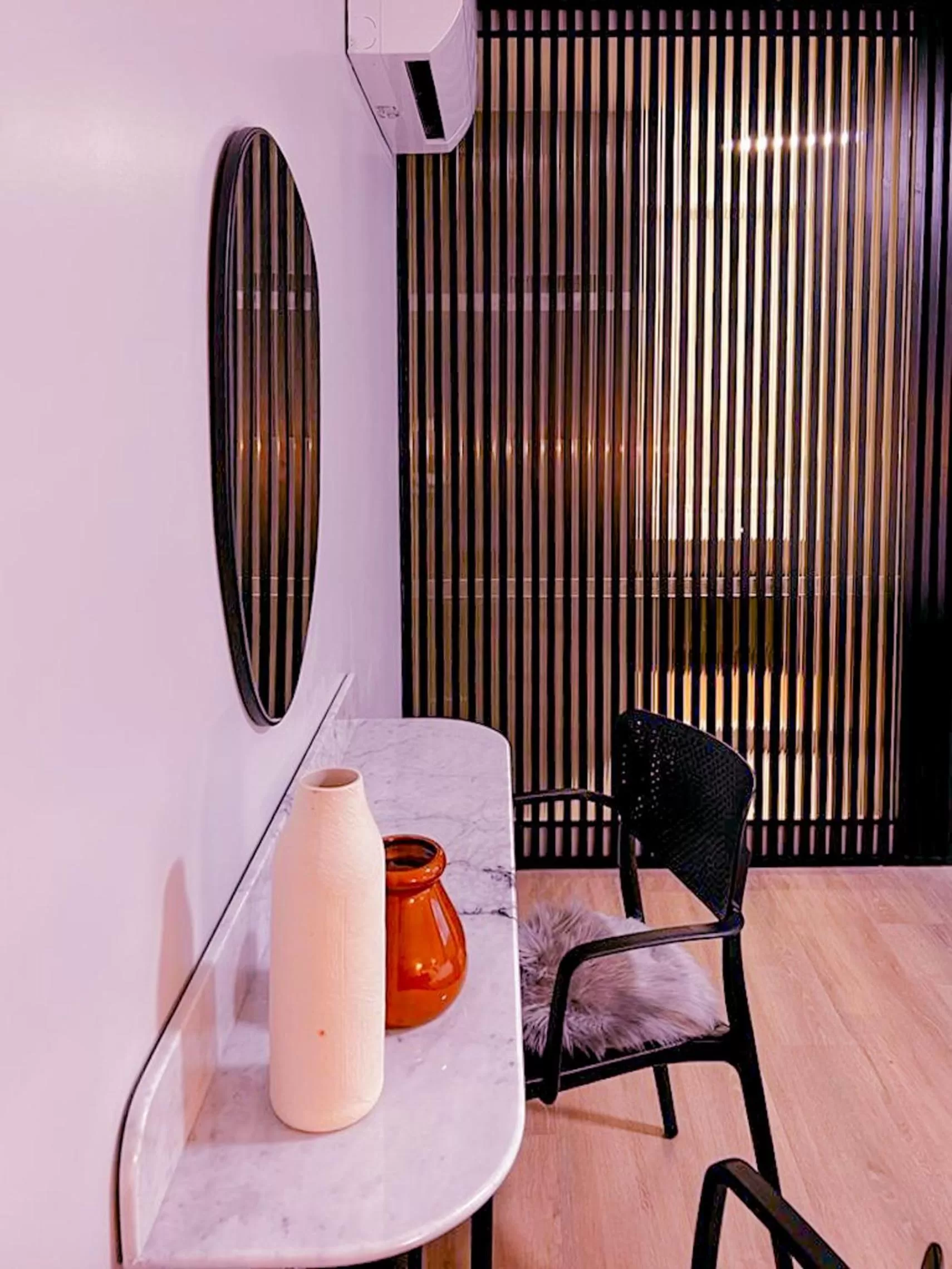 Seating area in Doma Zagreb Aparthotel