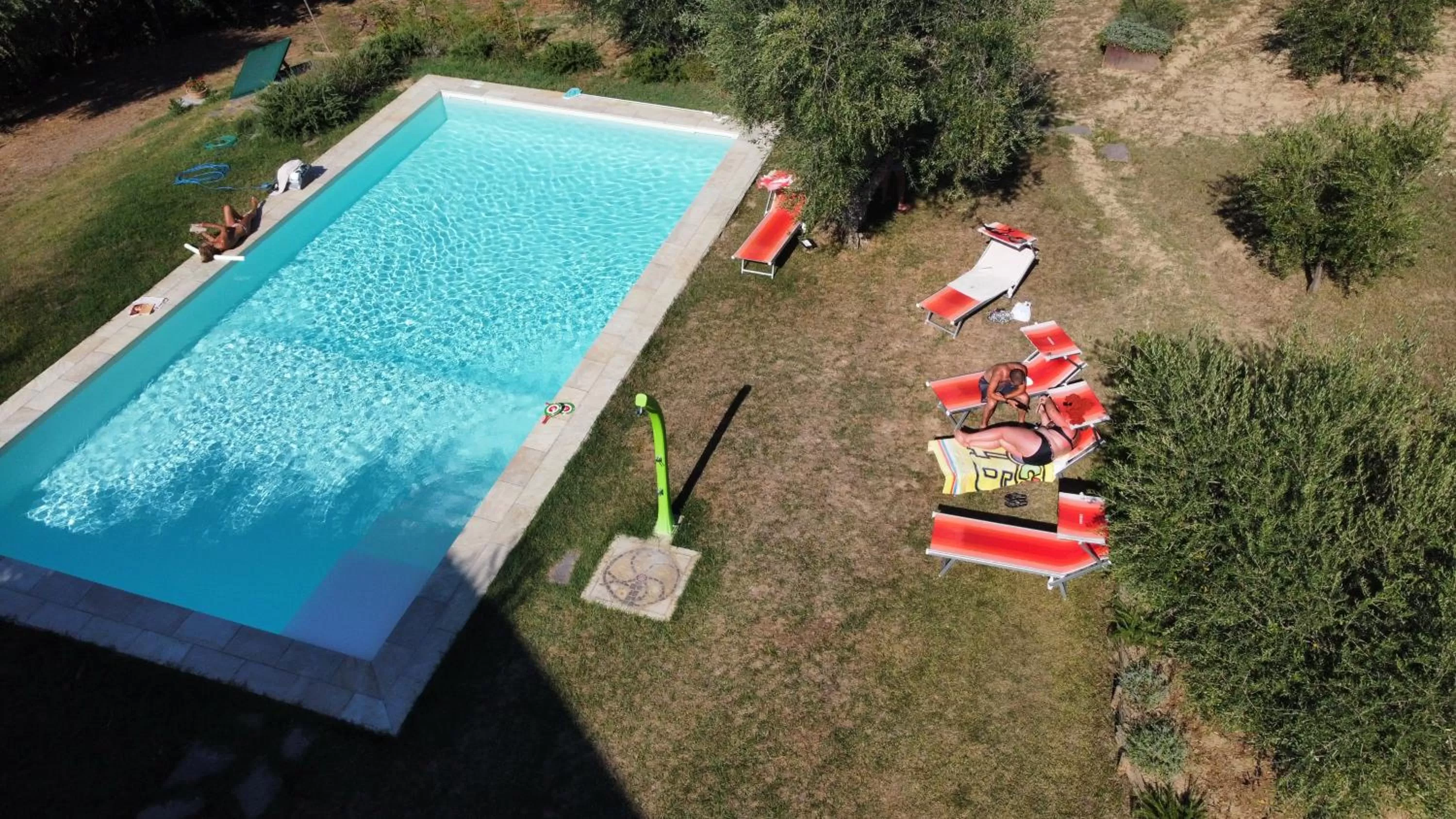 Swimming pool in Antica Fonte holiday home