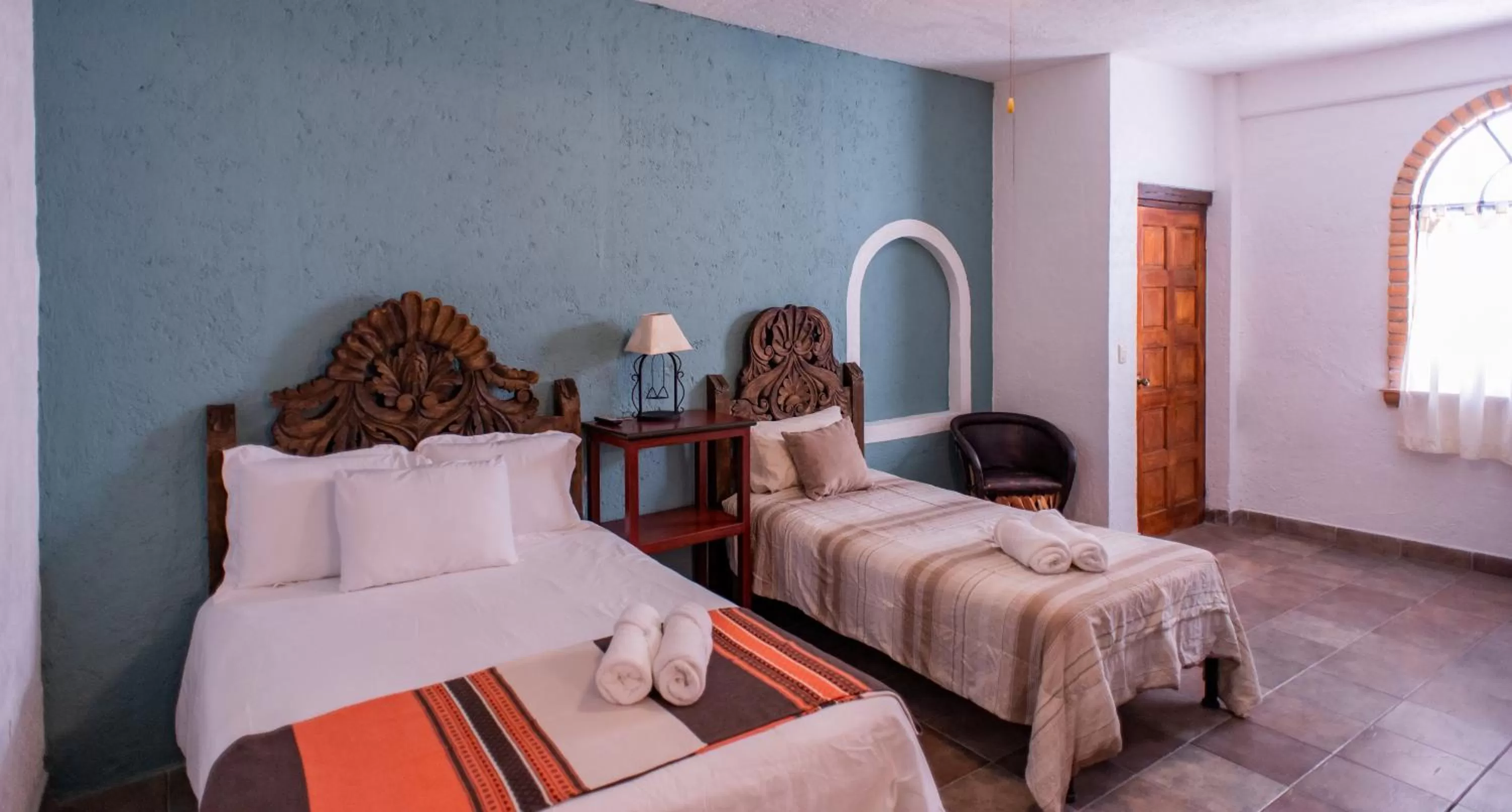 Bed in Posada San Miguelito