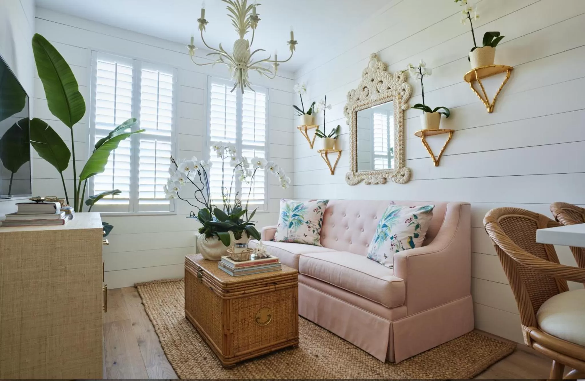 Living room in Tropicals of Palm Beach