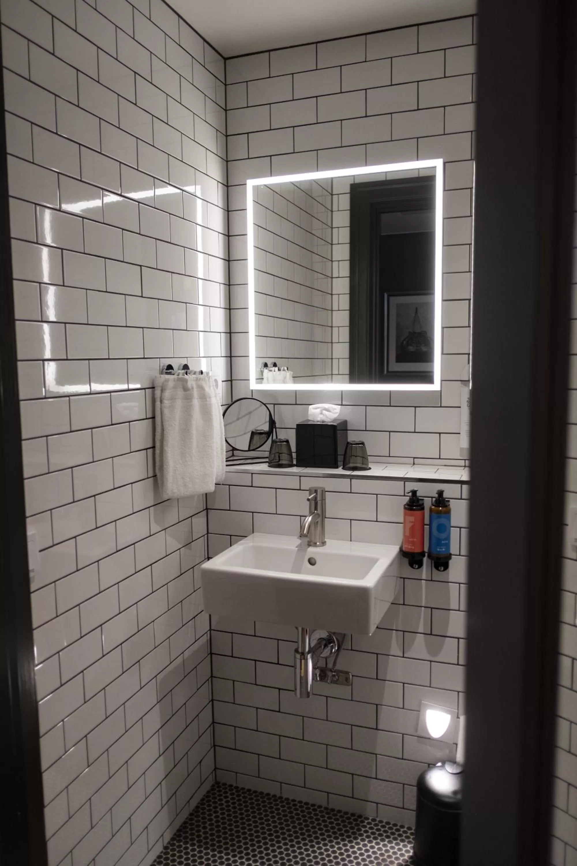 Bathroom in NOFO Hotel, WorldHotels Crafted