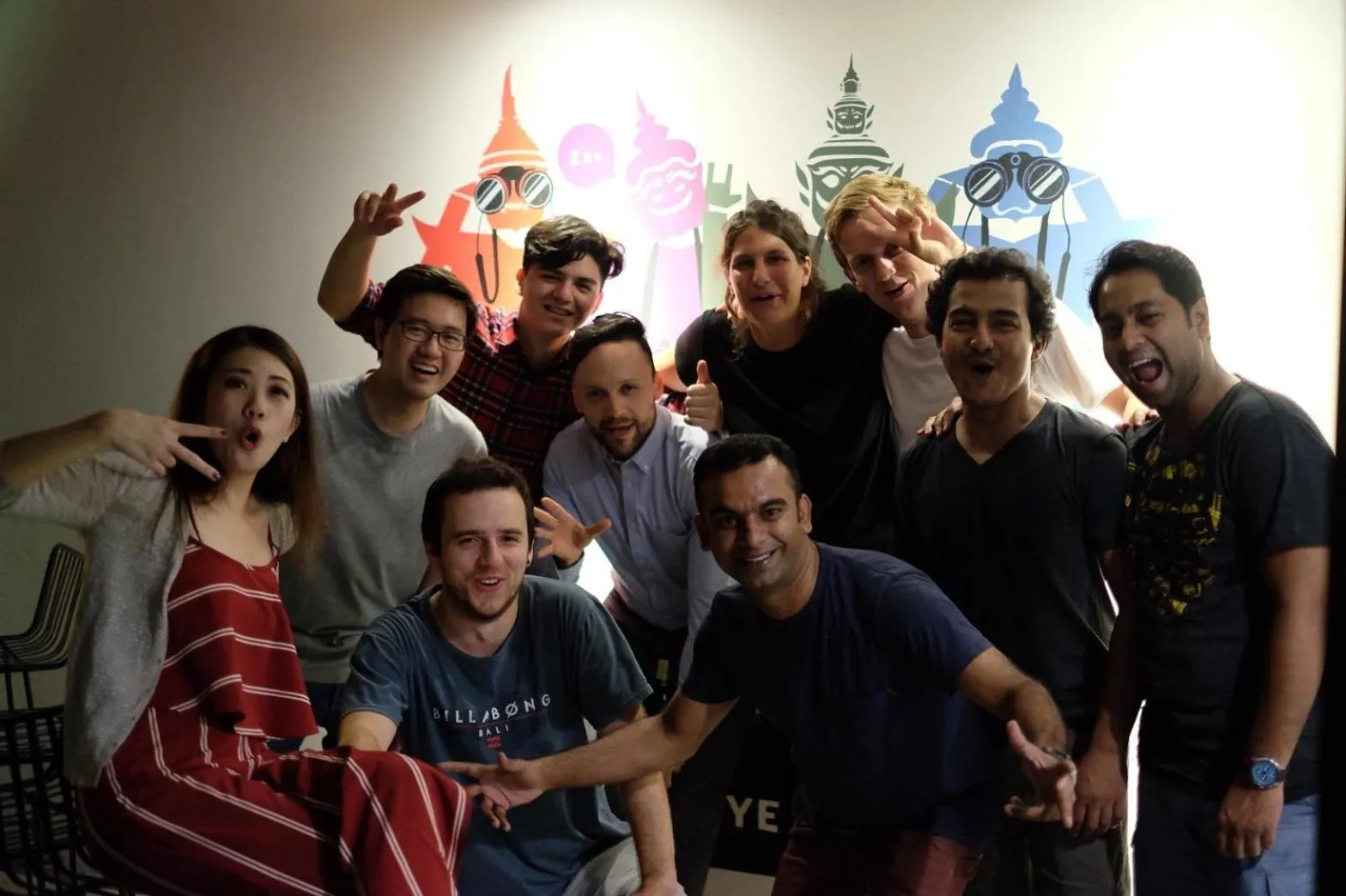 People in Yaks House Hostel