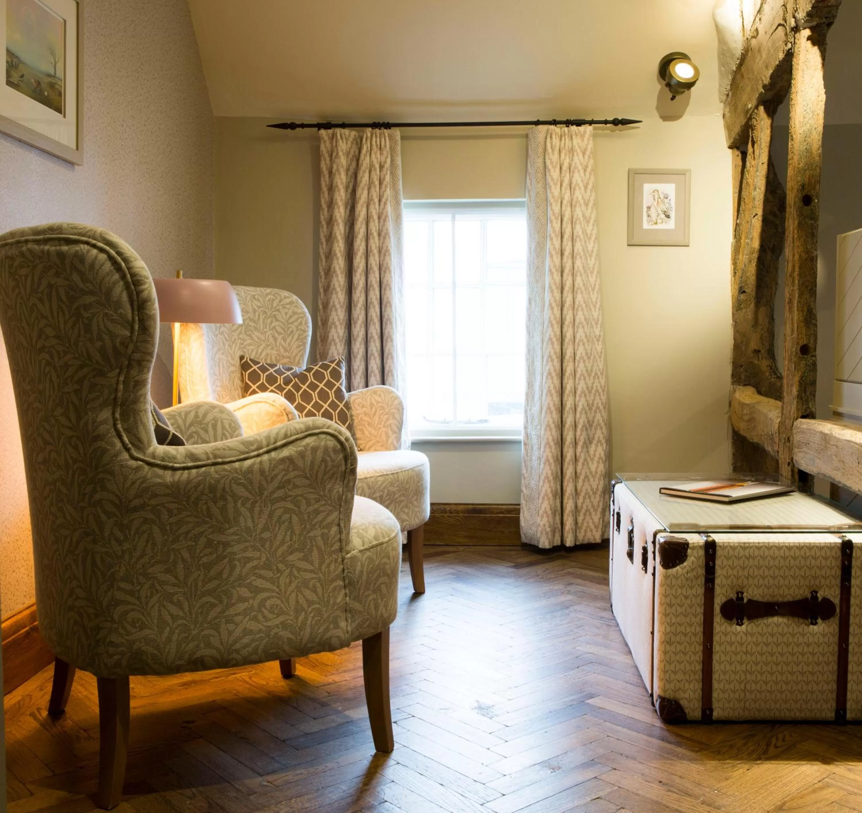 Seating area in The Legh Arms Prestbury