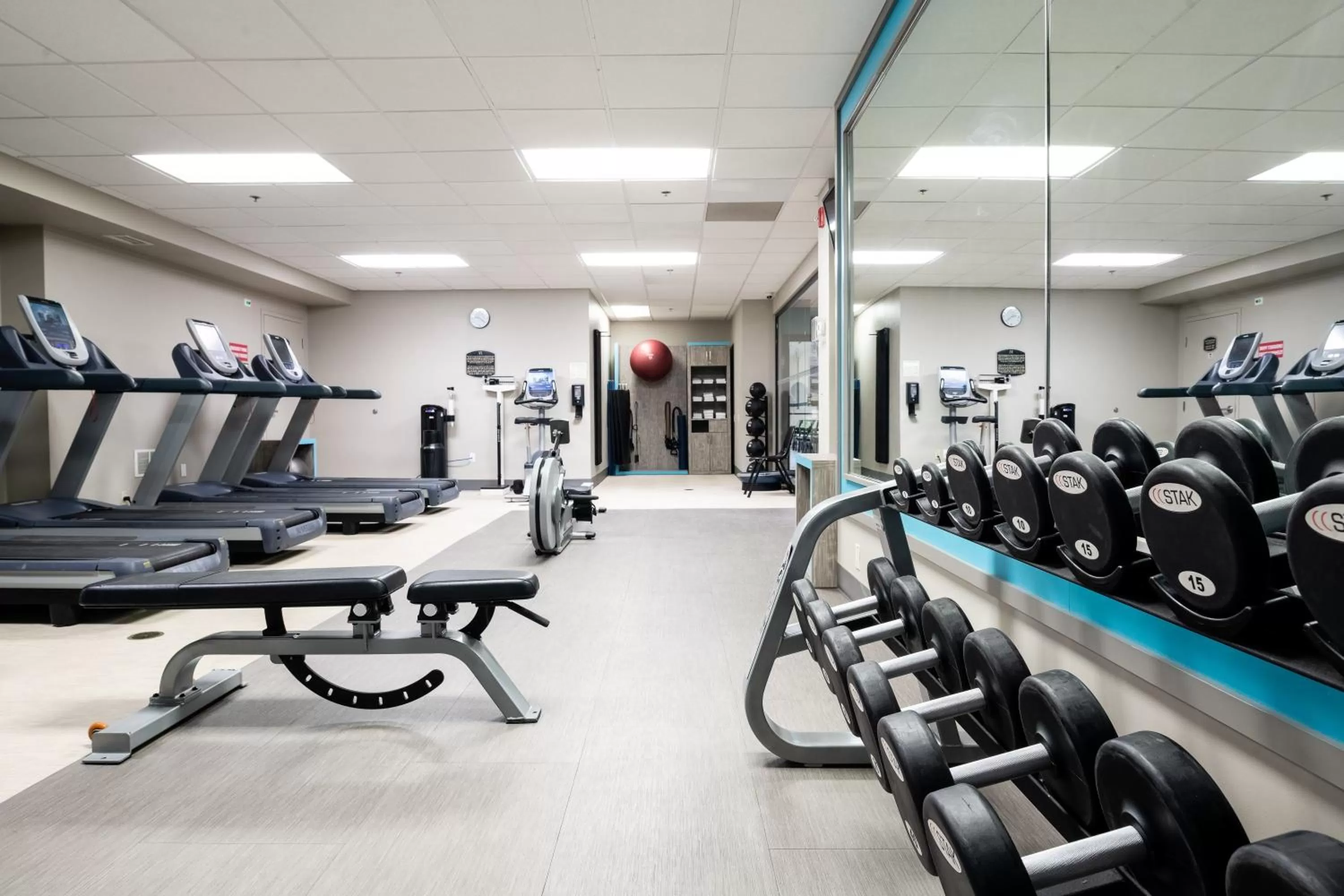 Fitness centre/facilities in Crowne Plaza Hotel Moncton Downtown by IHG