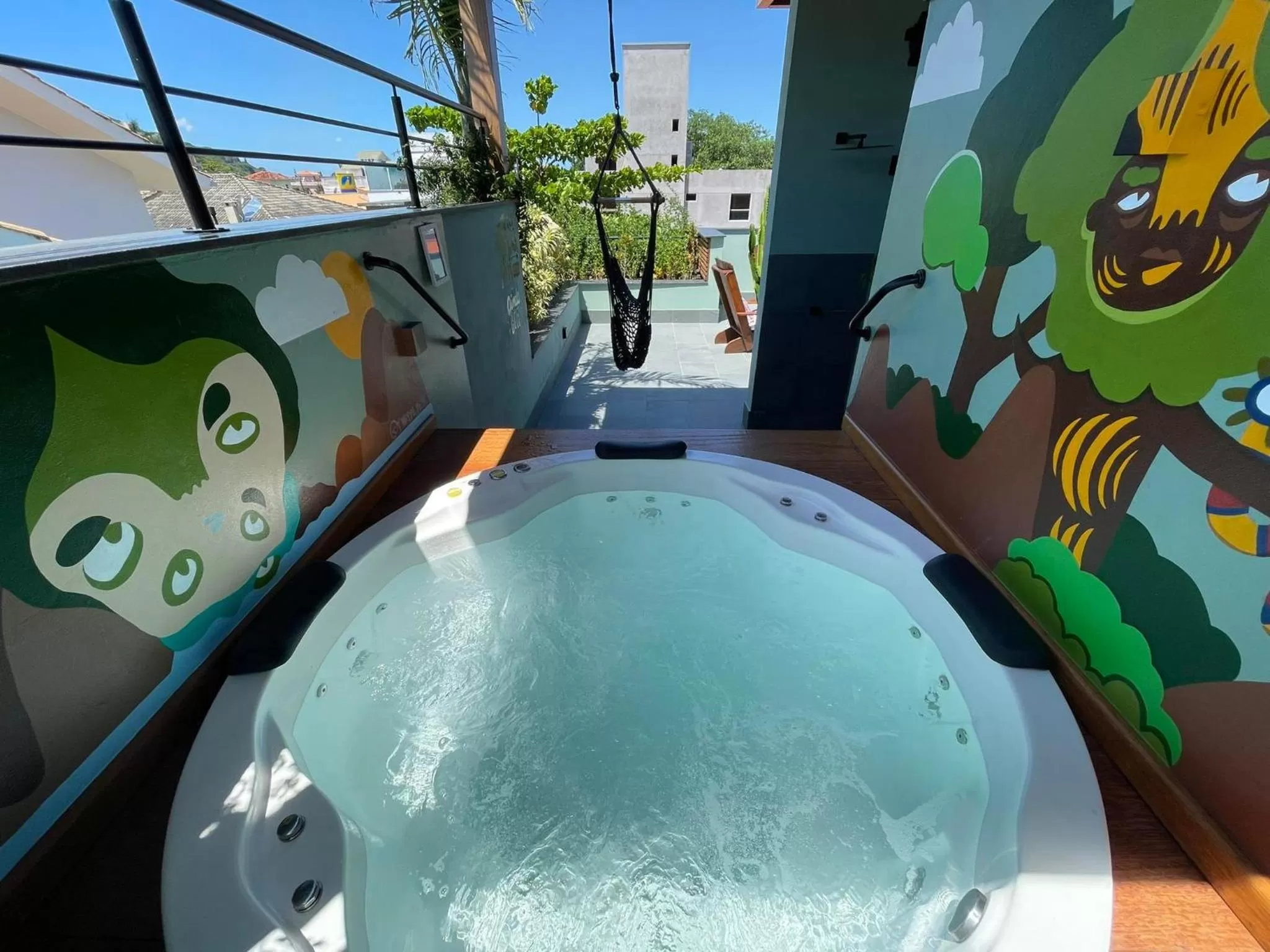Hot Tub in Hospedaria da Lagoa