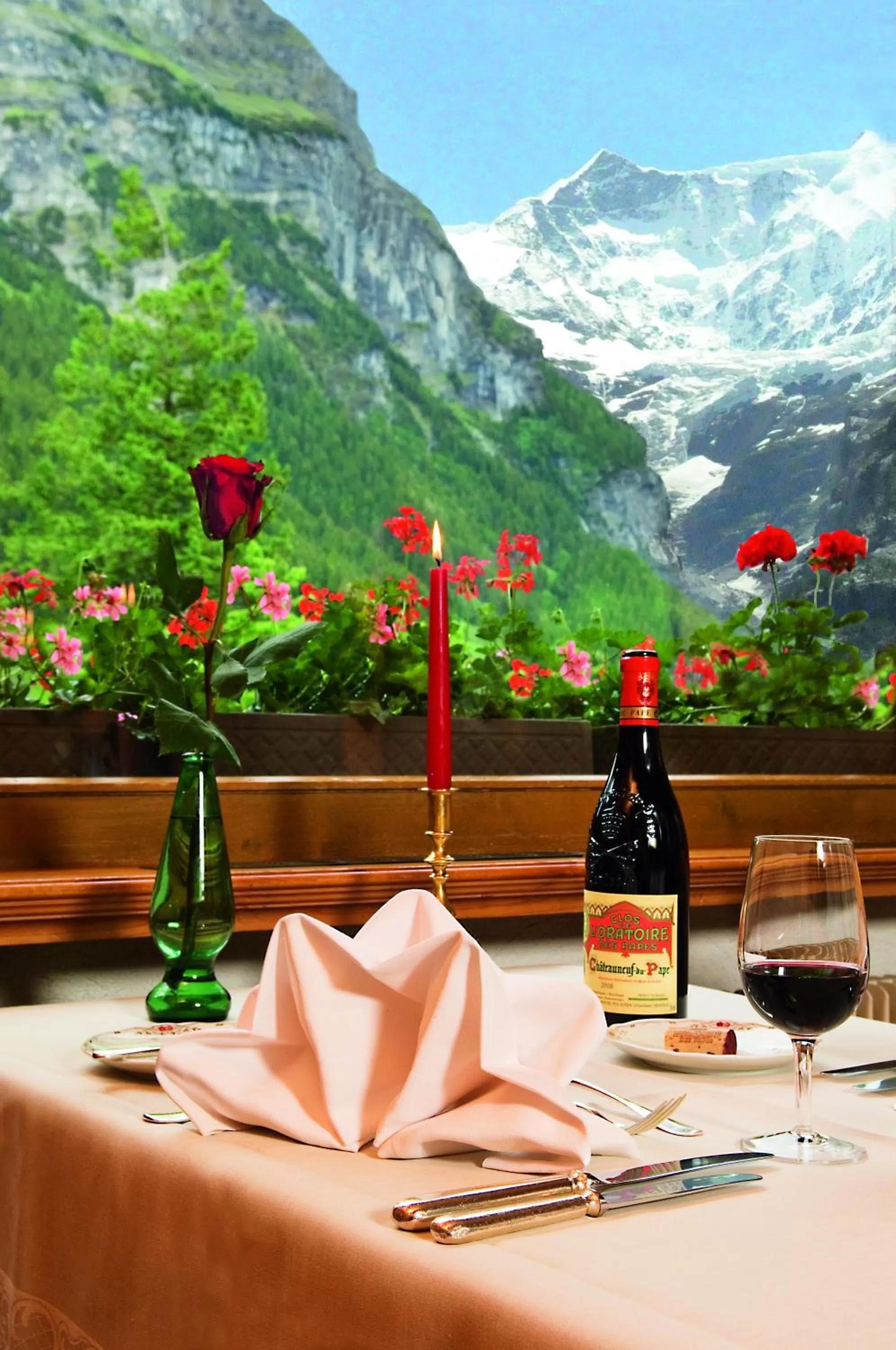 Restaurant/places to eat in Hotel Gletschergarten