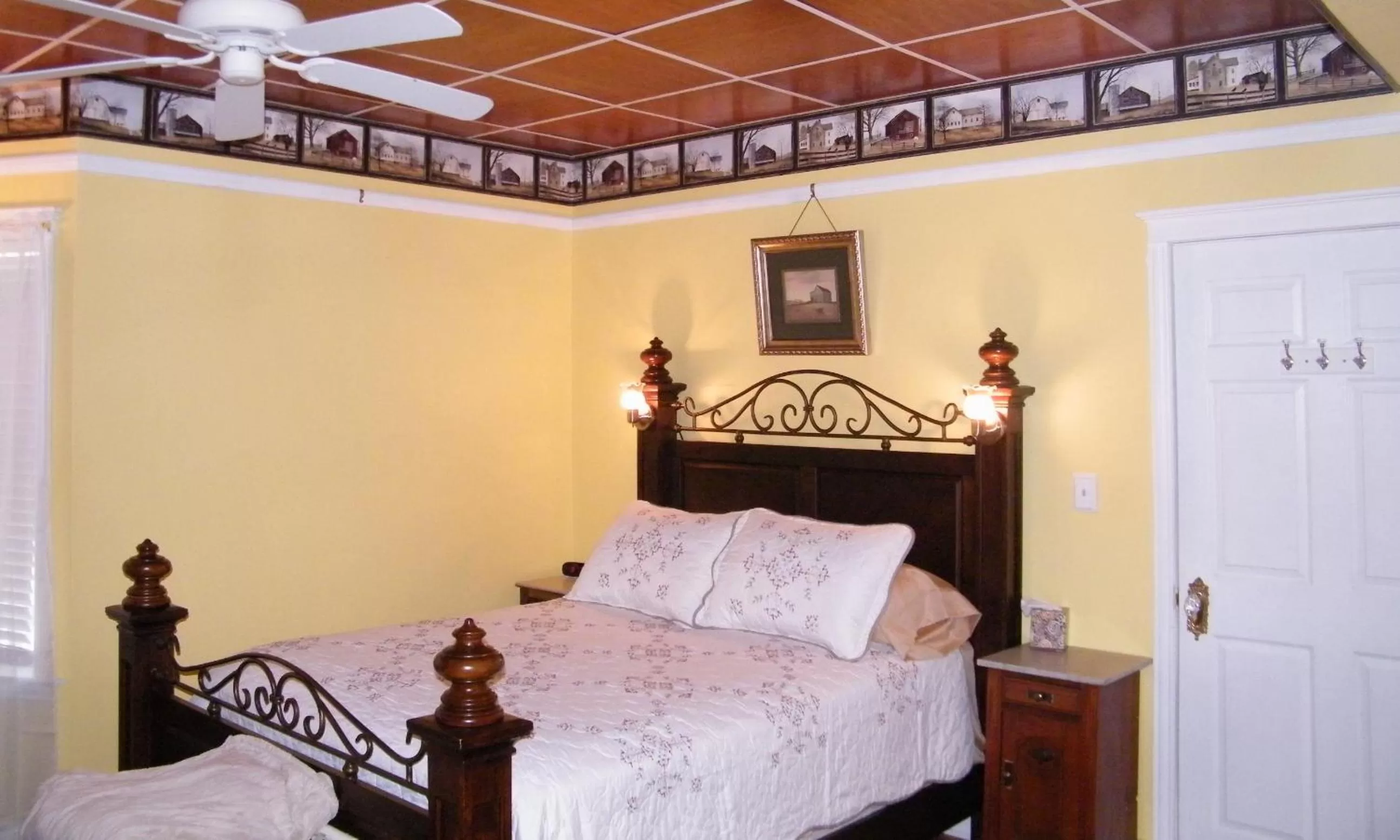 Bed in Book Nook Inn