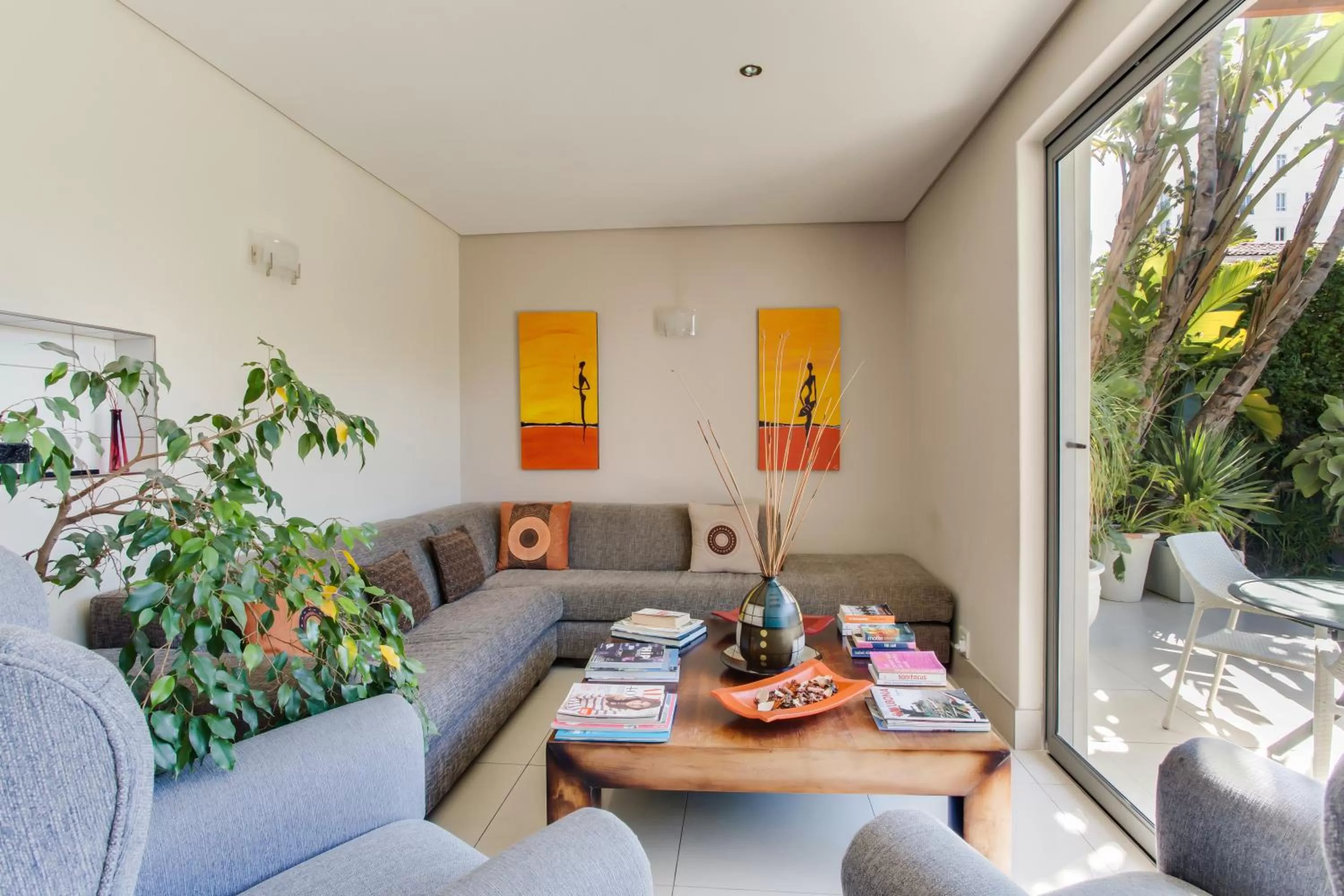 Seating area in The One 8 Hotel in Green Point - Solar Power