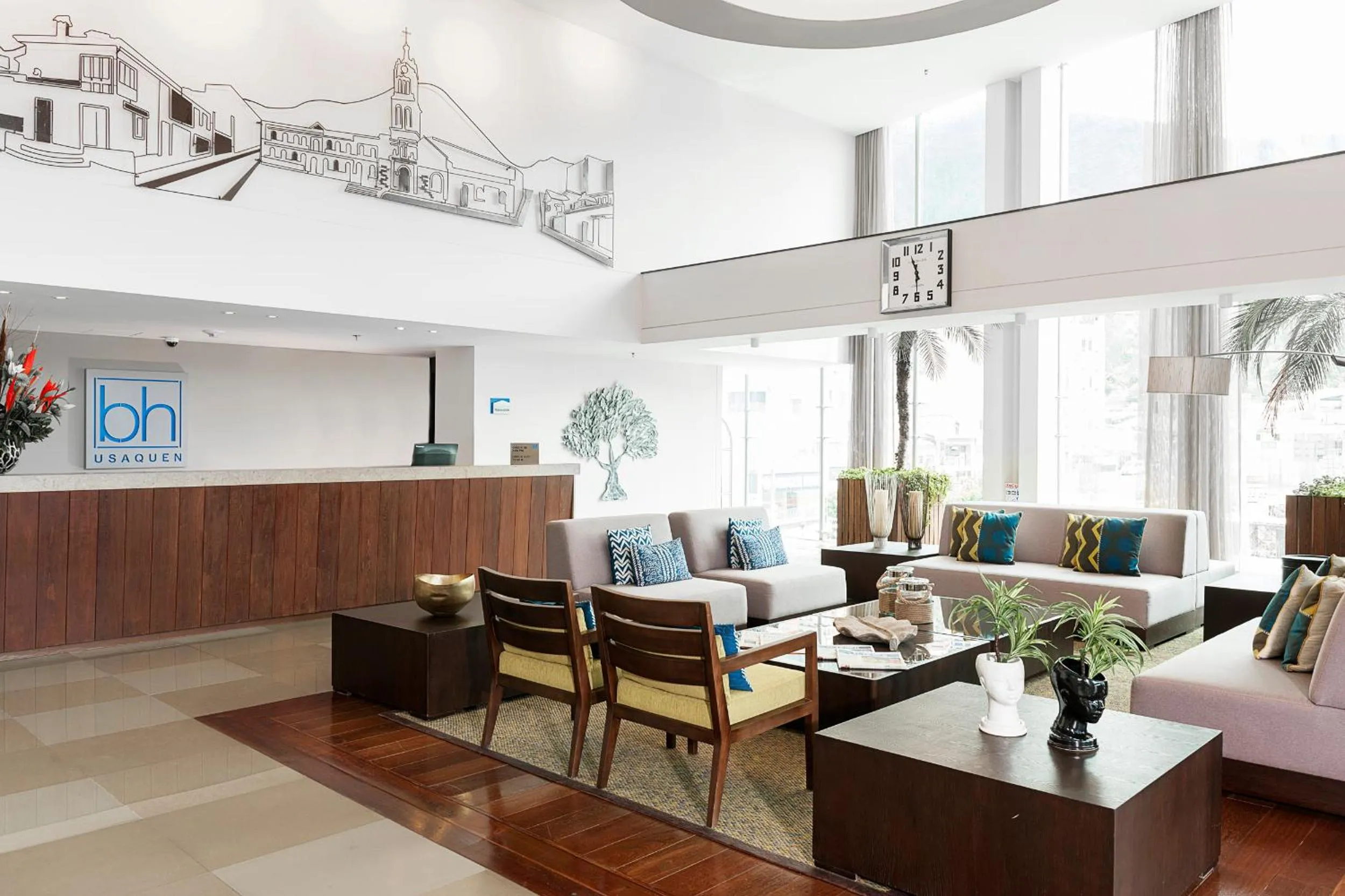 Lobby or reception in Hotel bh Usaquén