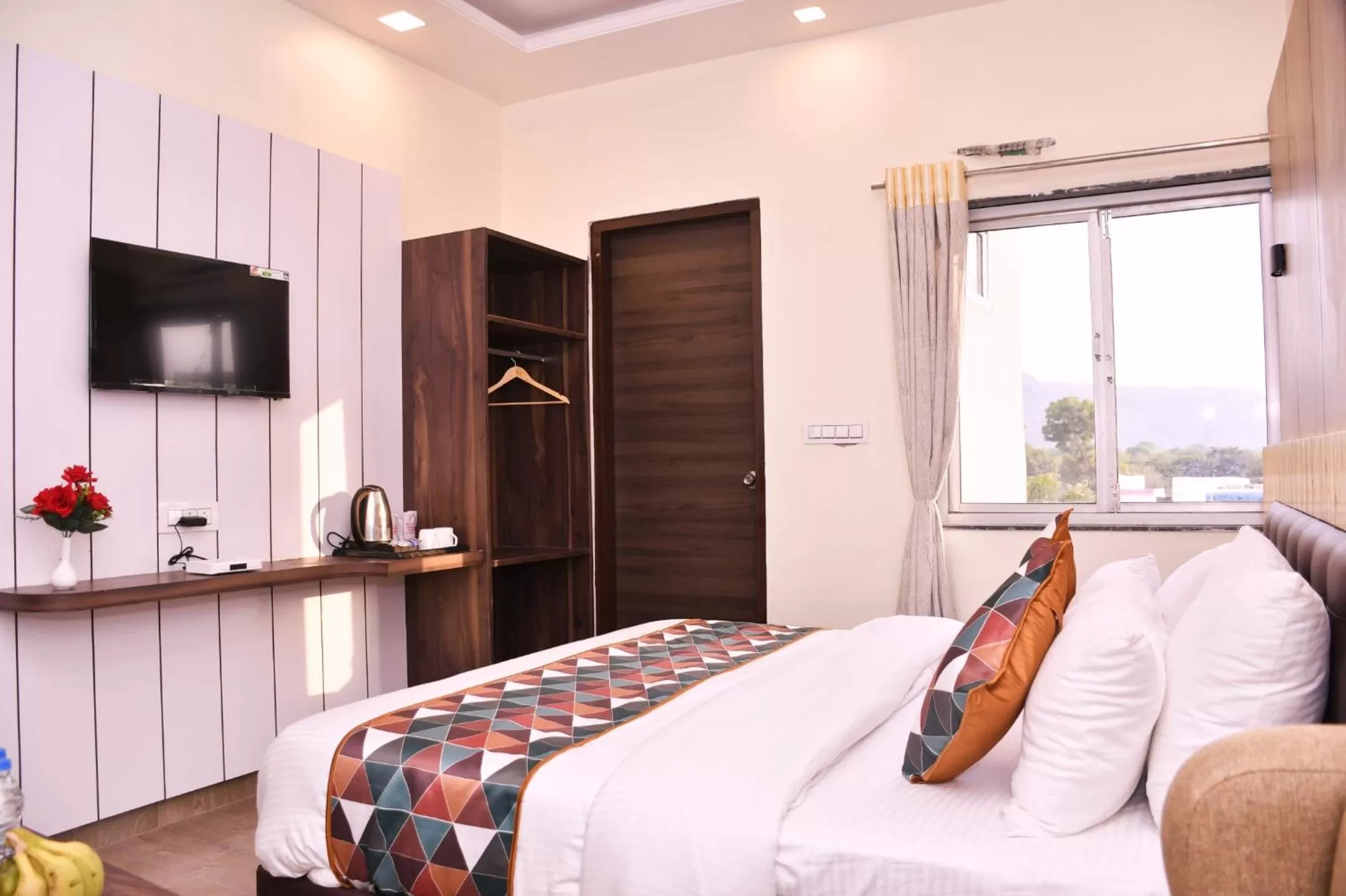 Bed in Hotel Saif Ranthambhore