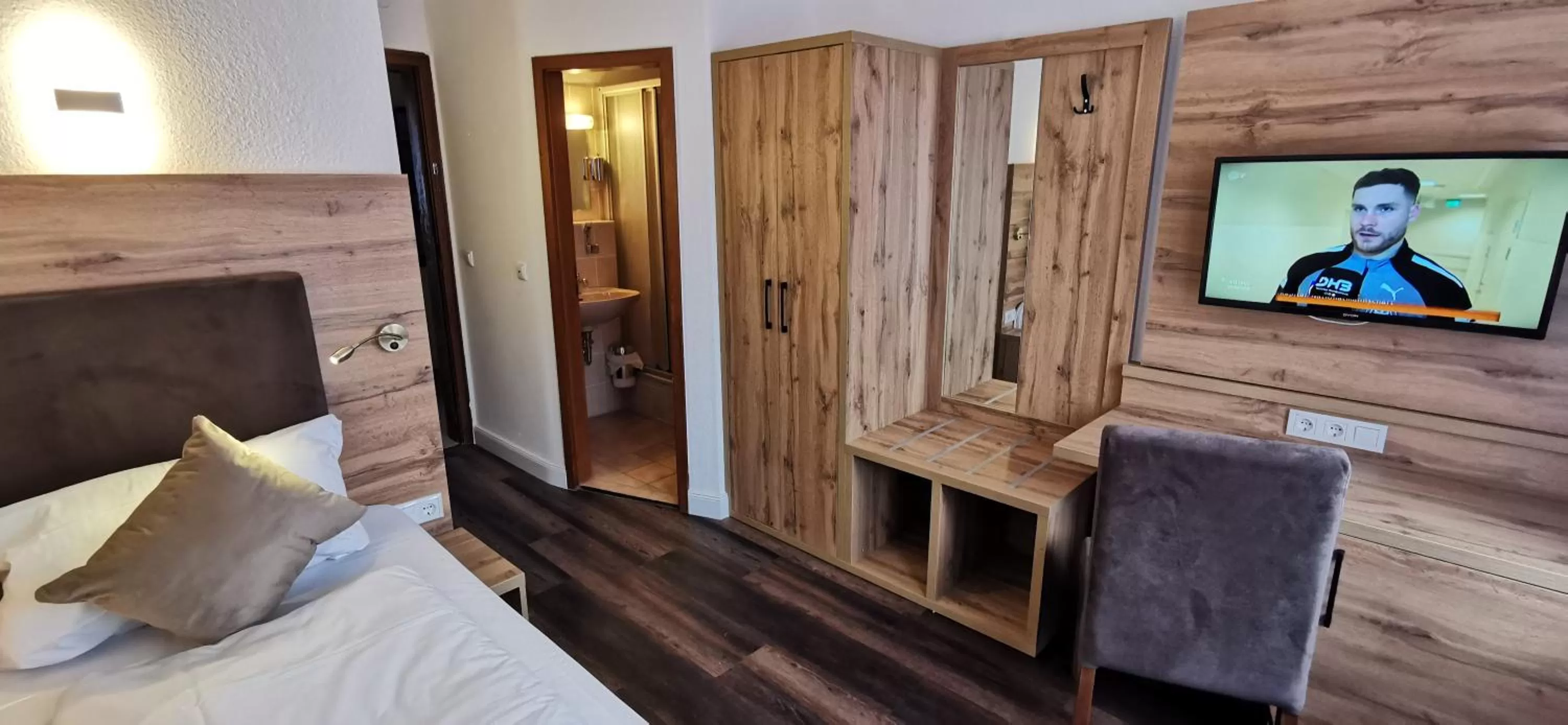 Bed in Heidehotel Soltauer Hof