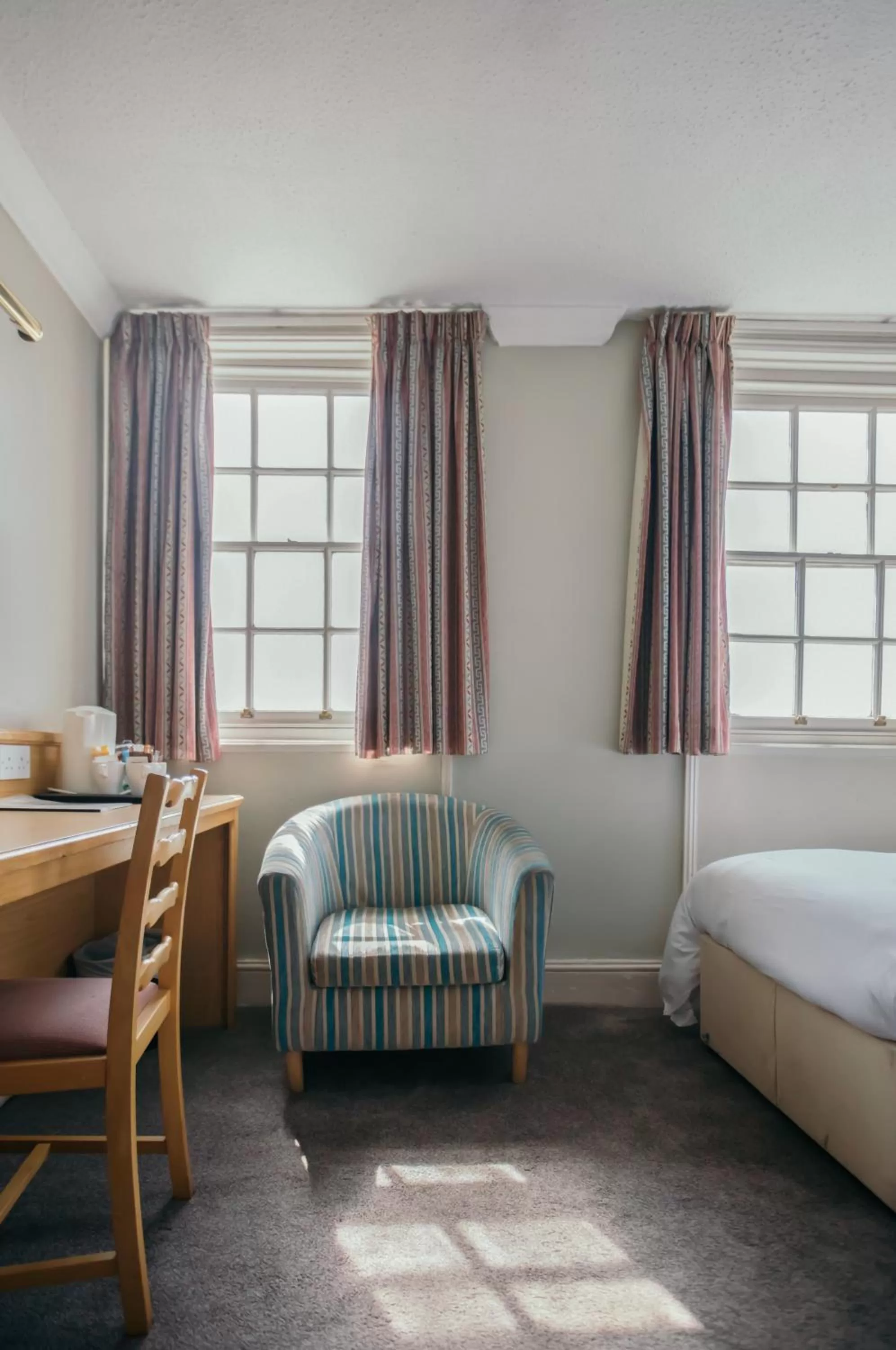 Bed in Royal Hotel, Bar & Grill