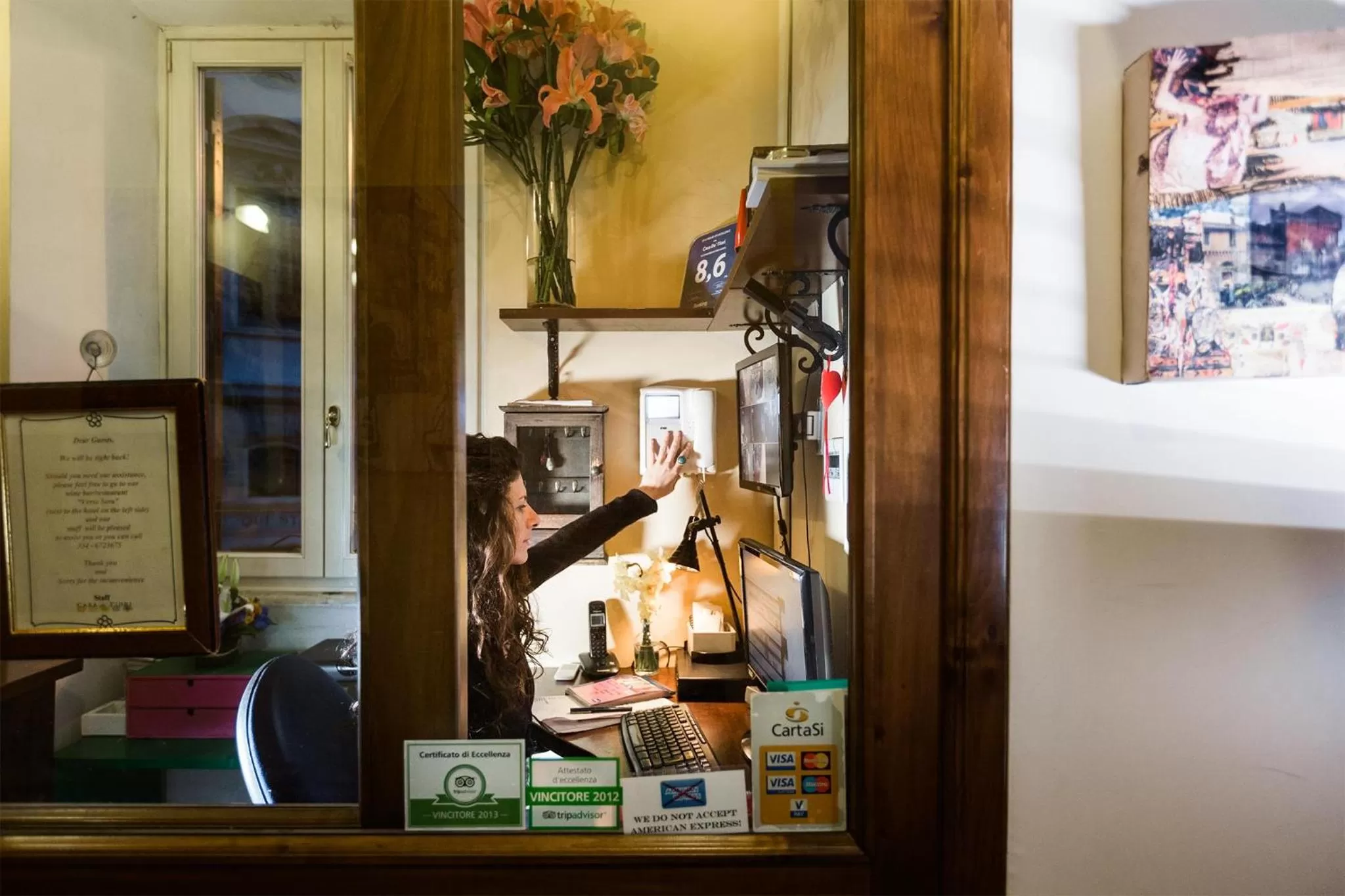 Lobby or reception in Casa De' Fiori
