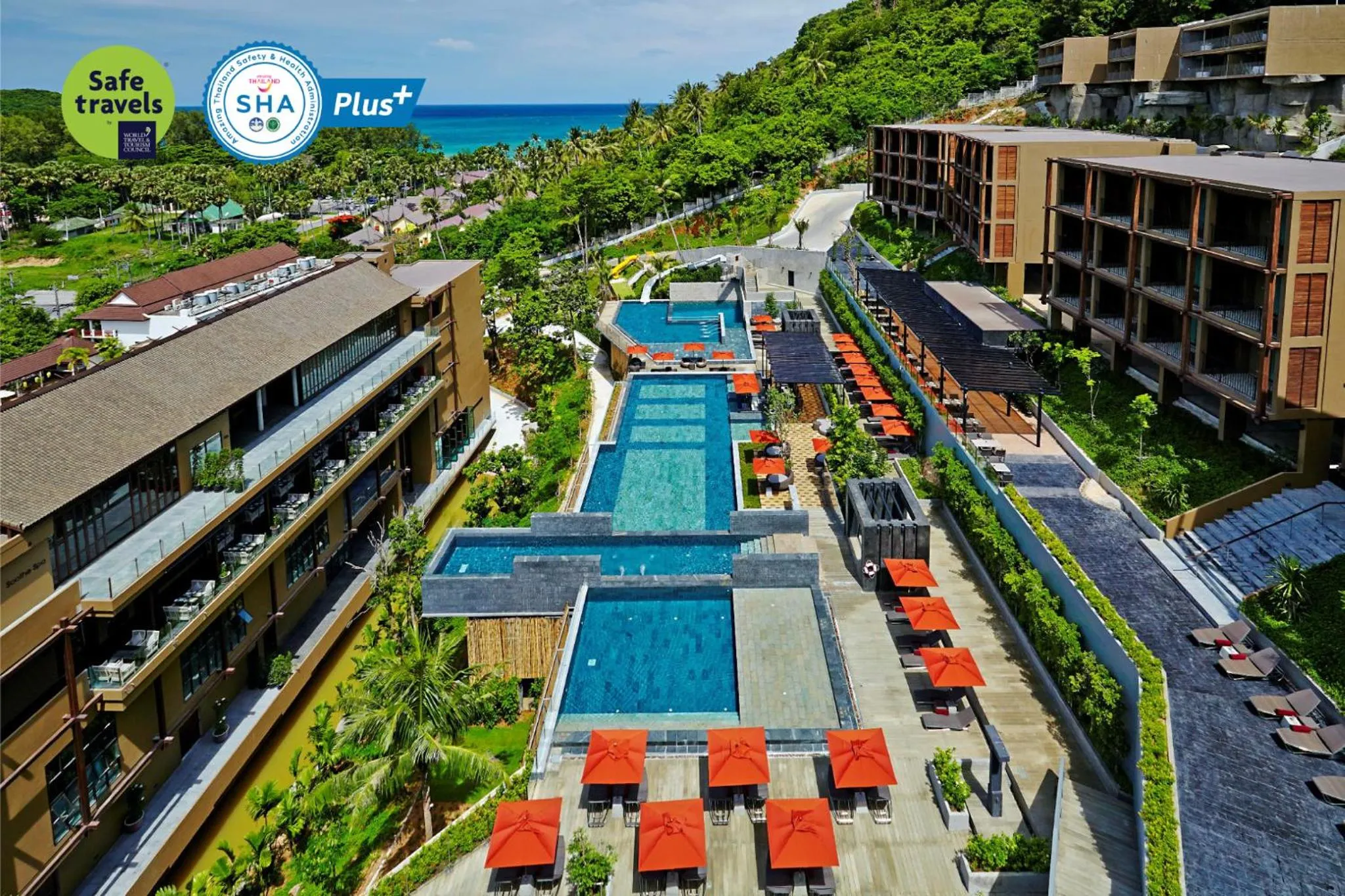 Pool view in SUNSURI PHUKET, Nai Harn Beach
