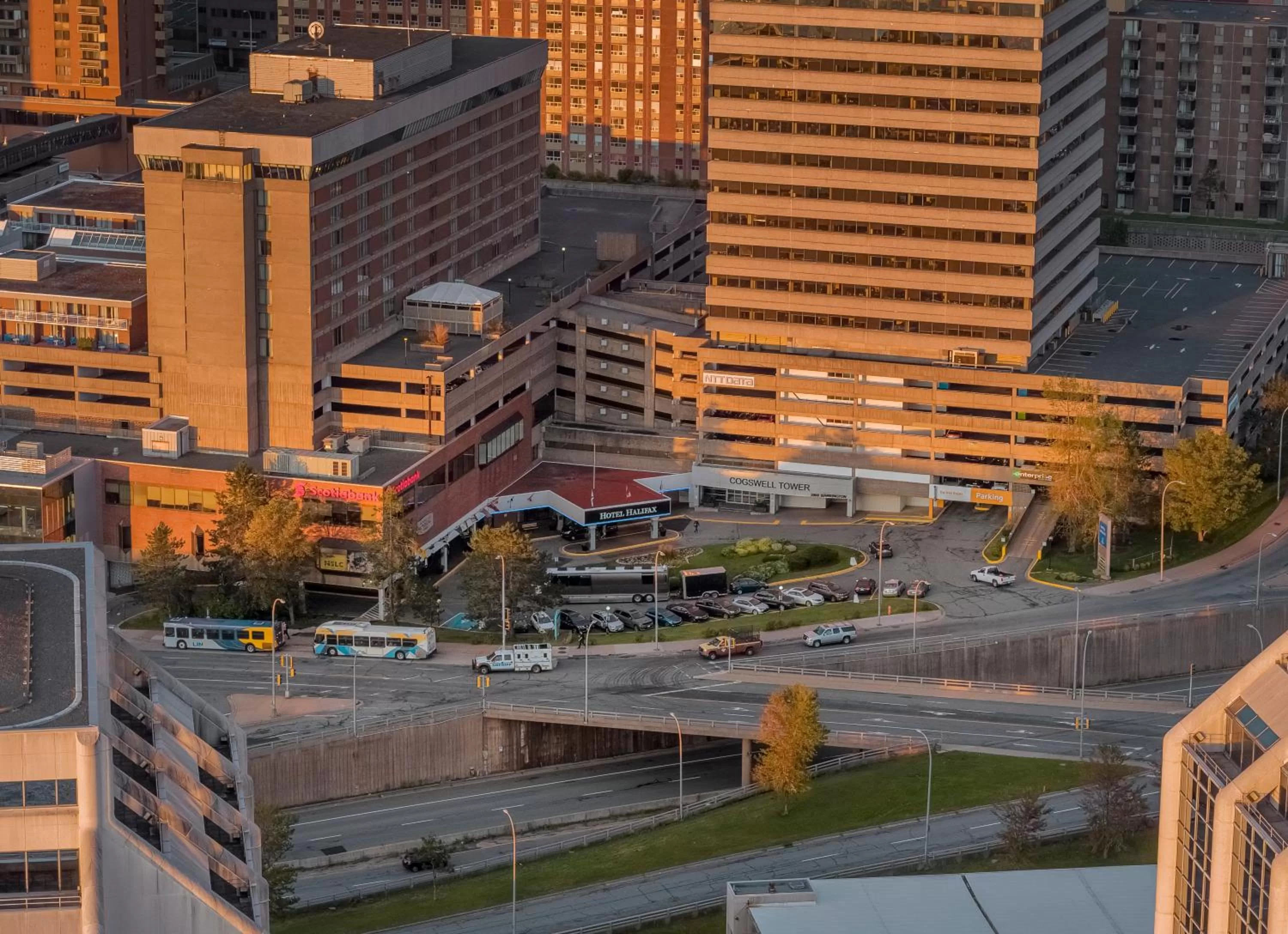 Bird's eye view in Hotel Halifax