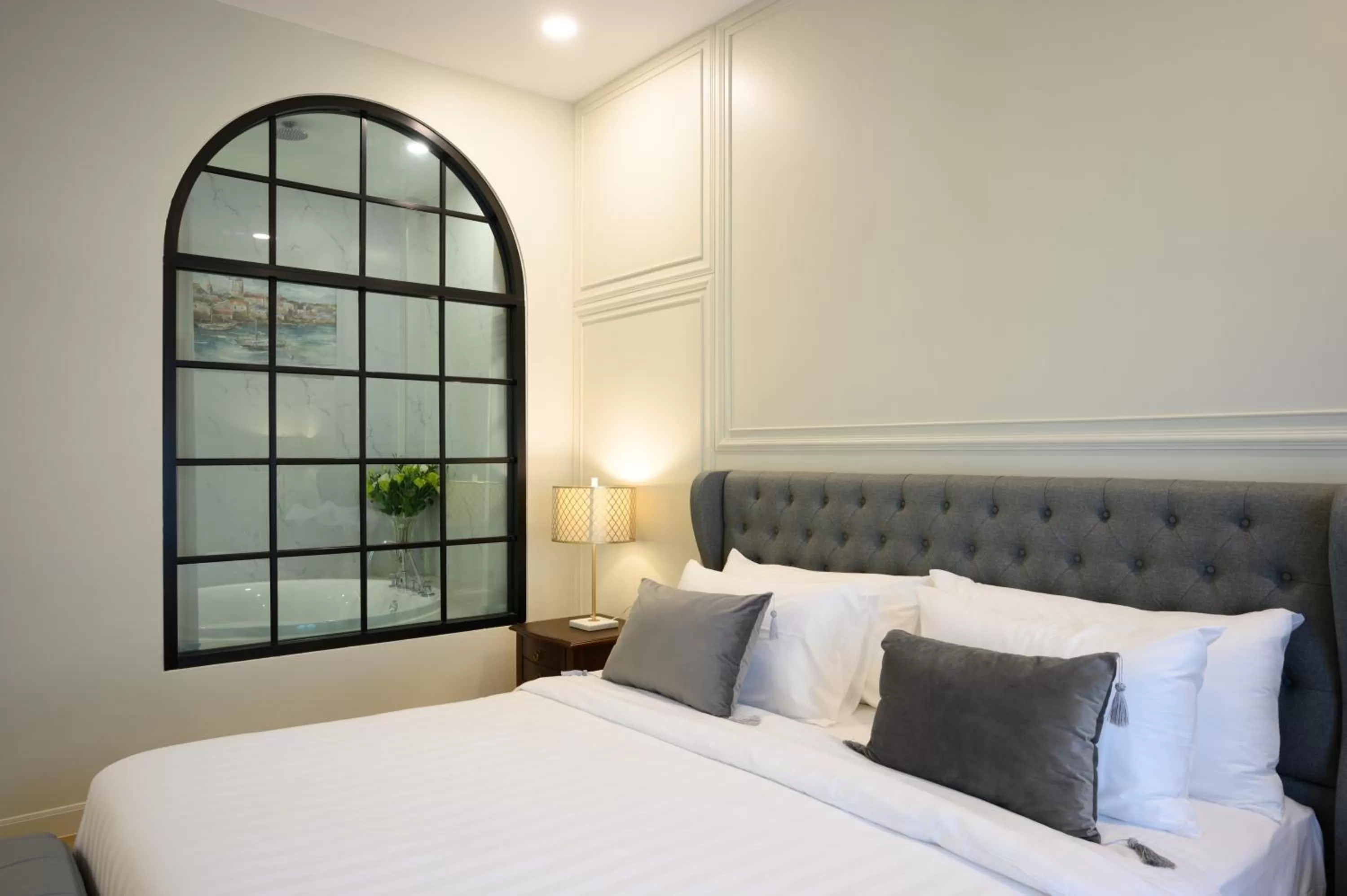 Bed in Villa Seville