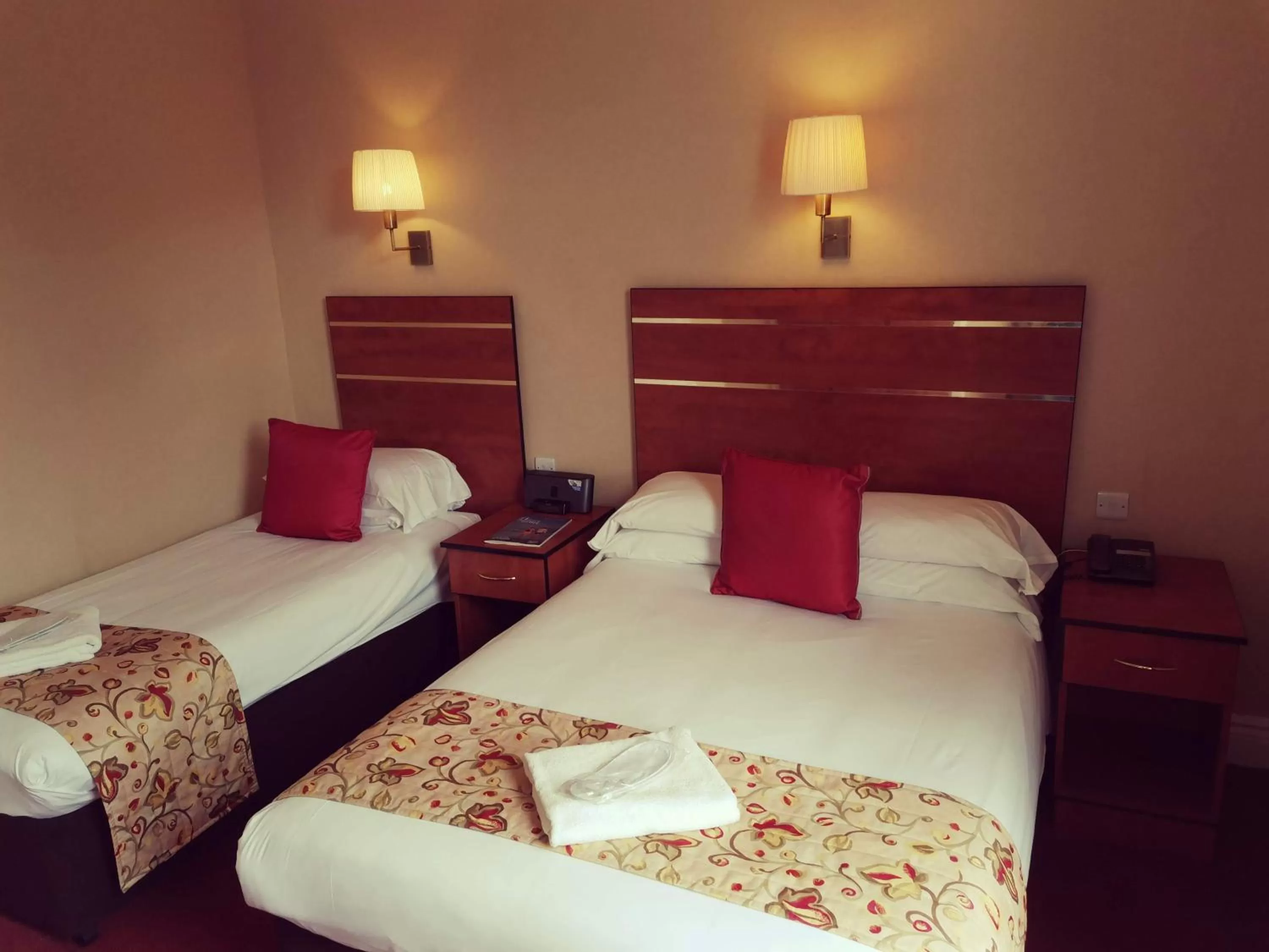 Bed in The Red Lea Hotel