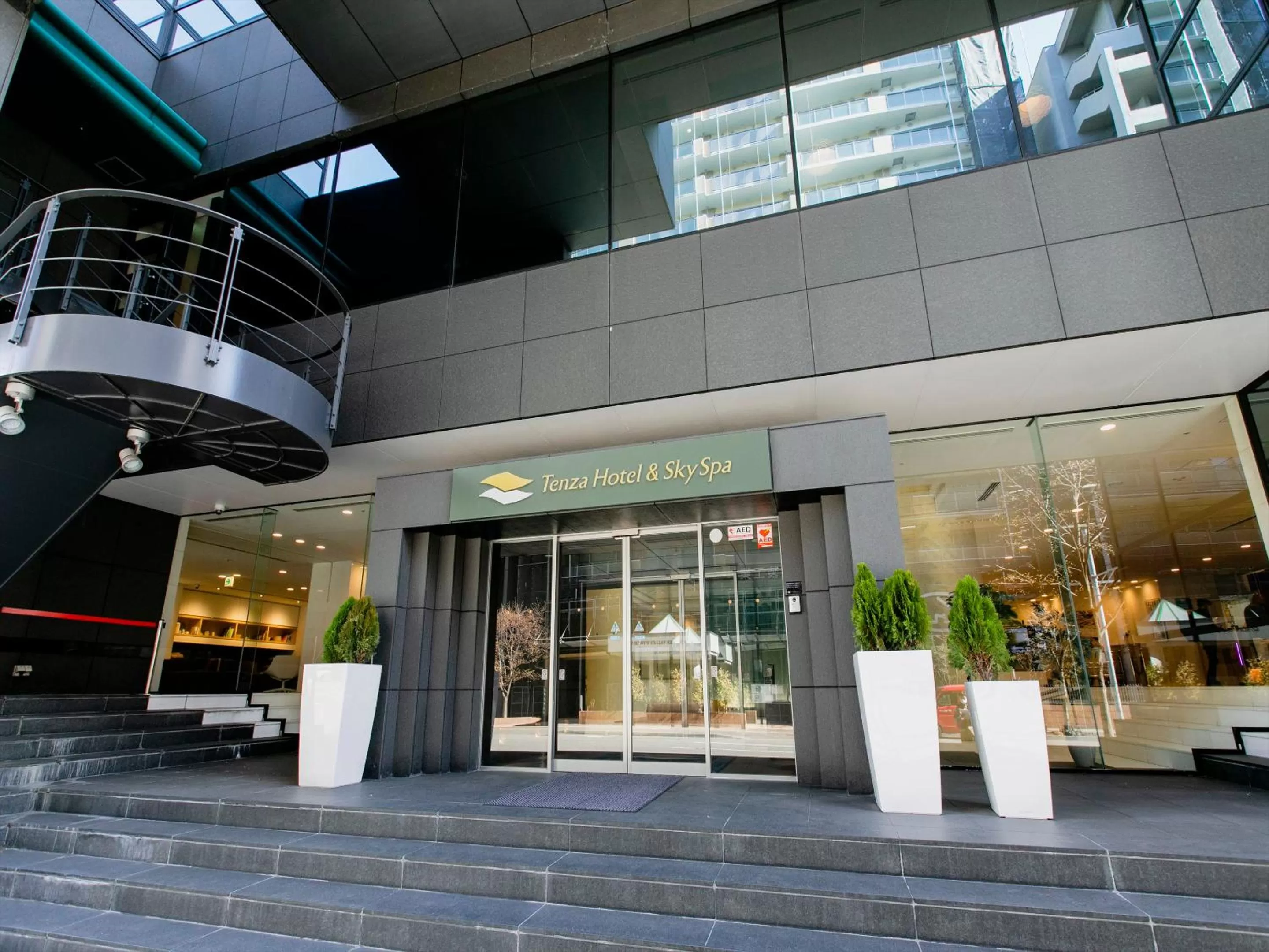 Facade/entrance in Tenza Hotel & SKYSPA at Sapporo Central