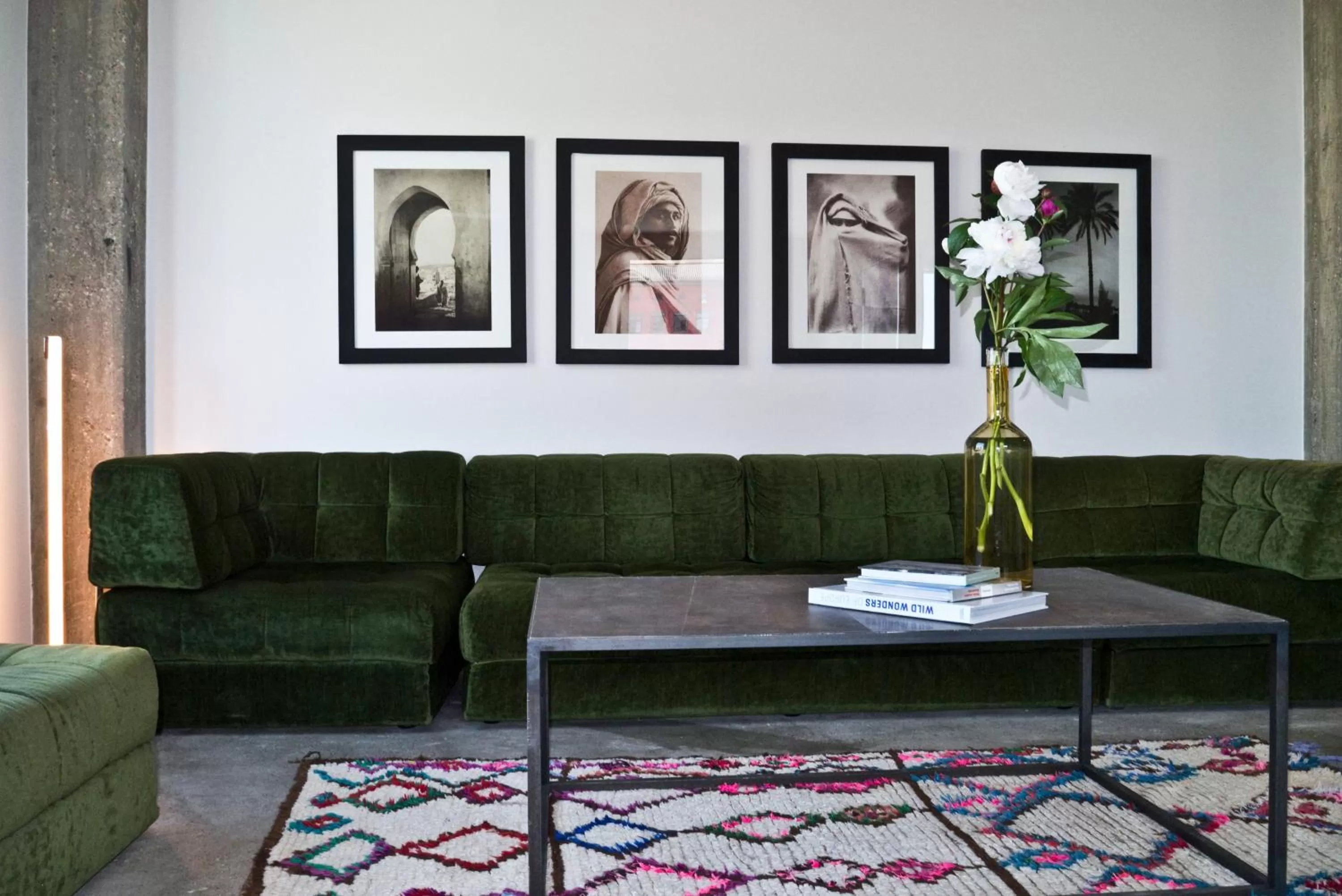 Living room in Speicher7 Hotel