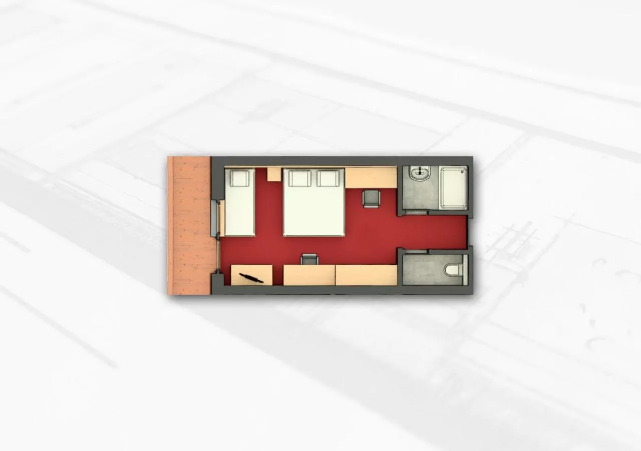 Double Room with Balcony in Hotel Haflingerhof