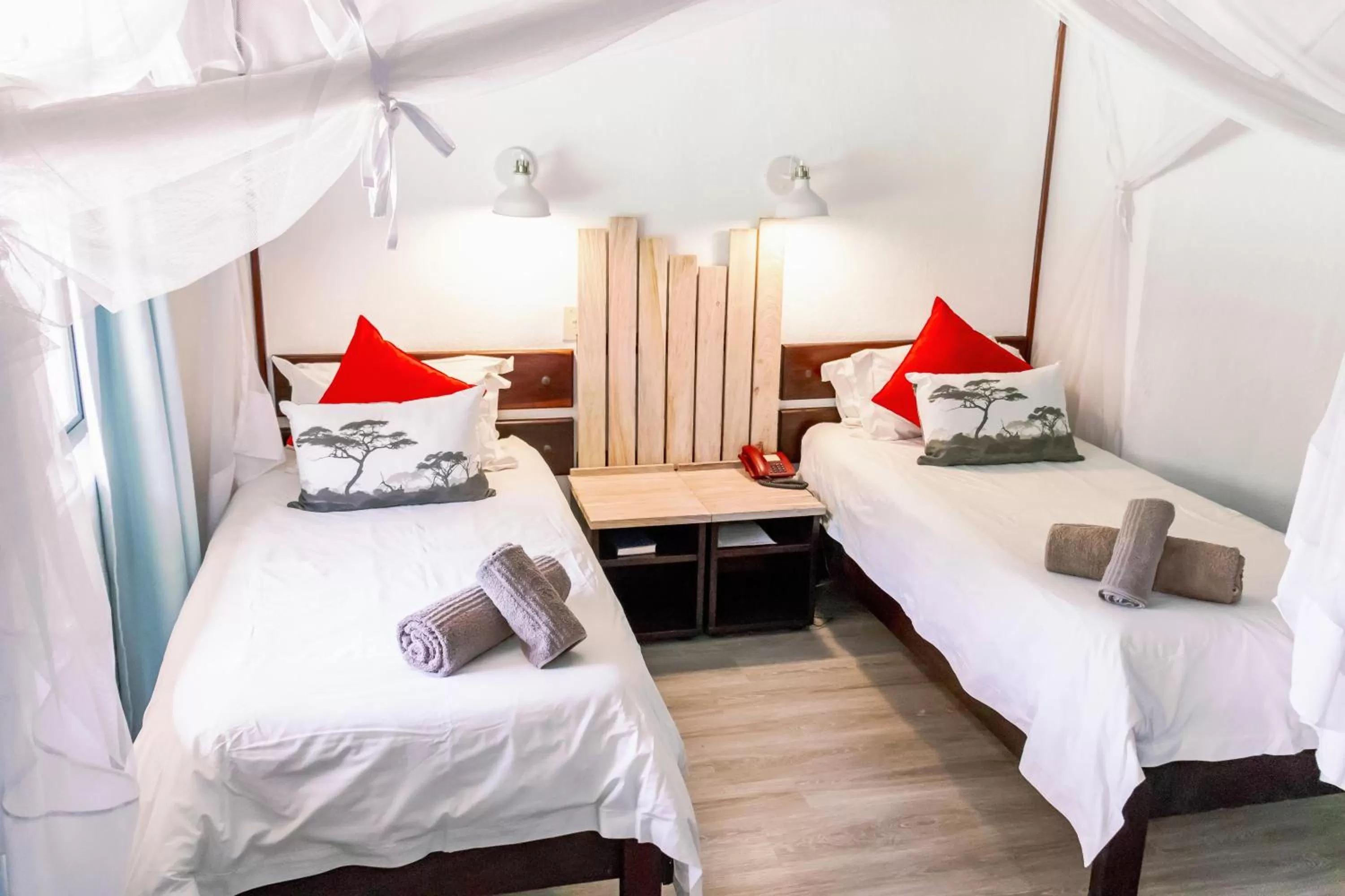 Bed in Okahandja Country Hotel