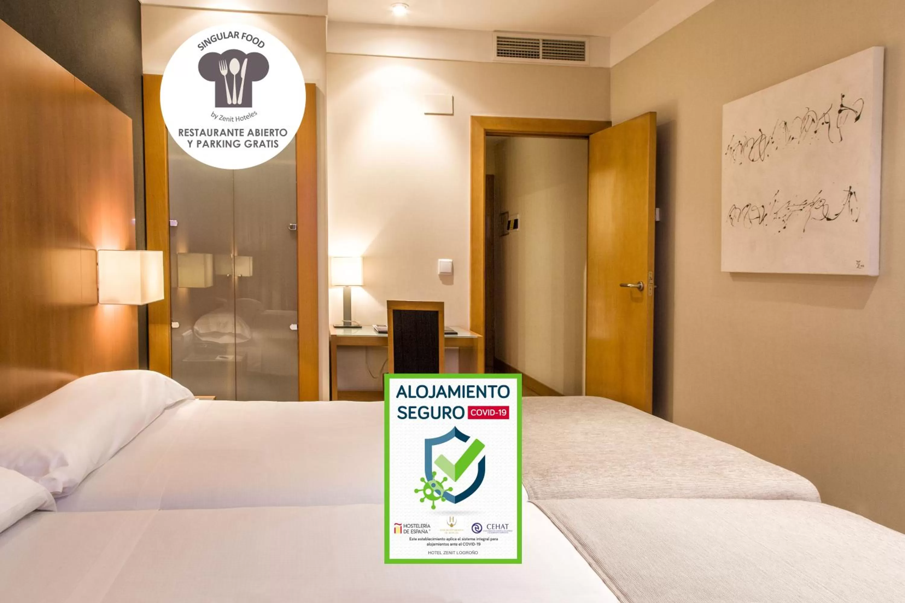 Photo of the whole room, Bed in Zenit Logroño