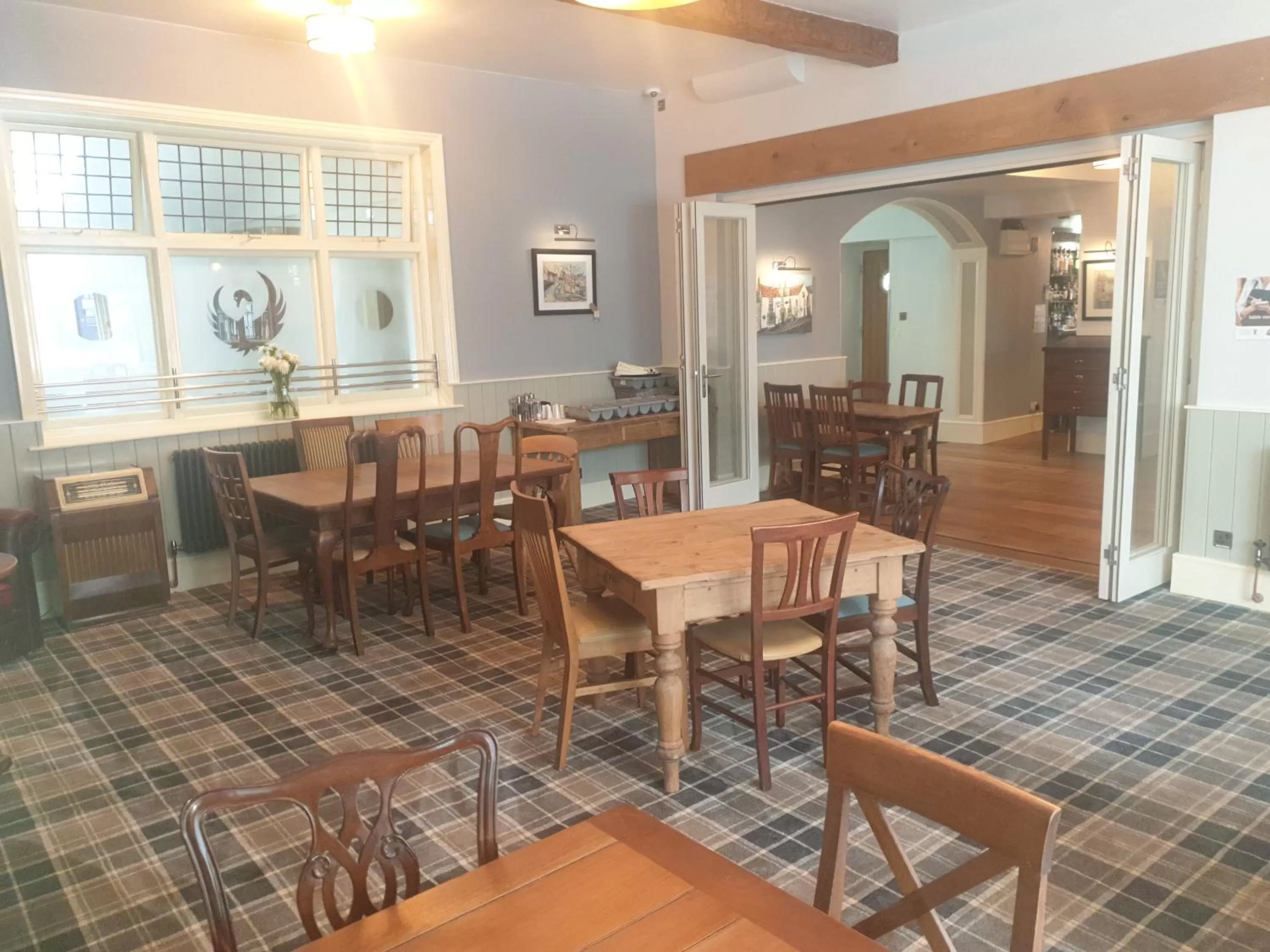 On site in The Black Swan Inn