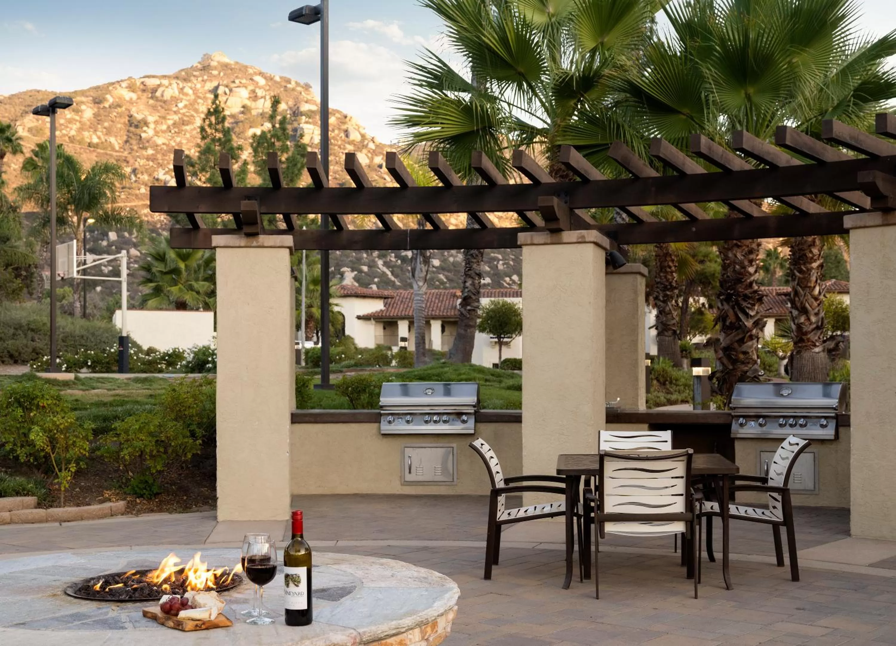 BBQ facilities in Hyatt Vacation Club at the Welk, San Diego