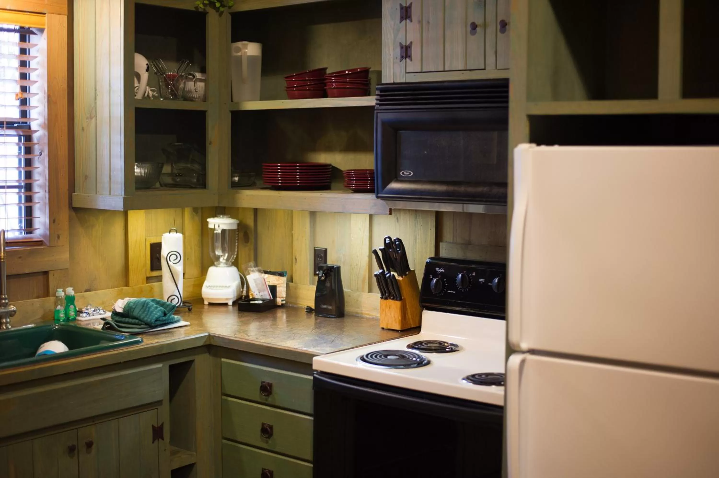 Kitchen or kitchenette in Cabins at Green Mountain, Trademark Collection by Wyndham