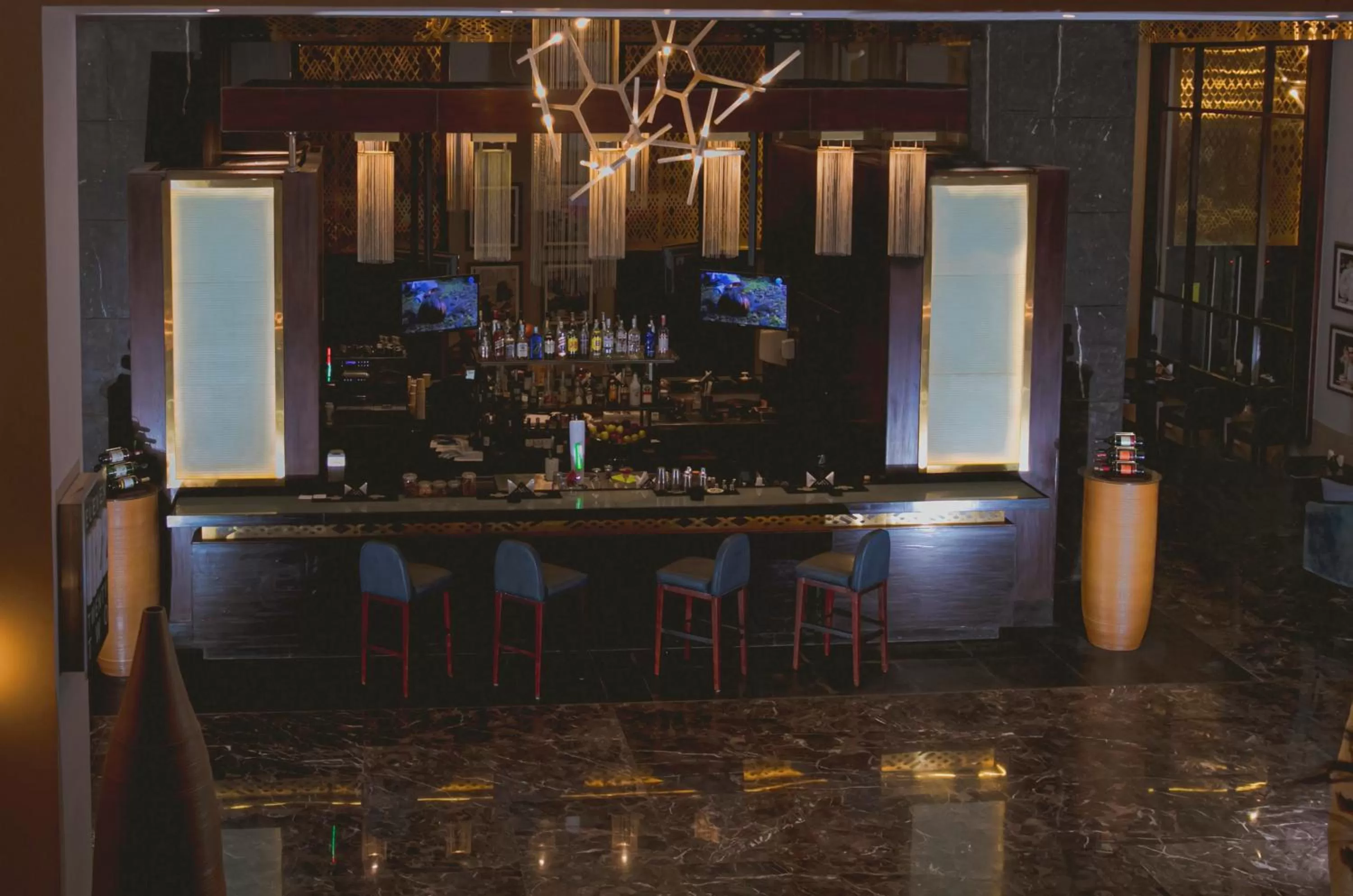 Lounge or bar in Radisson Blu Hotel, Cairo Heliopolis