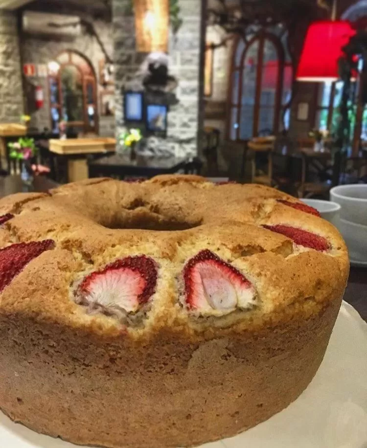 Buffet breakfast in Pousada Castello Benvenutti