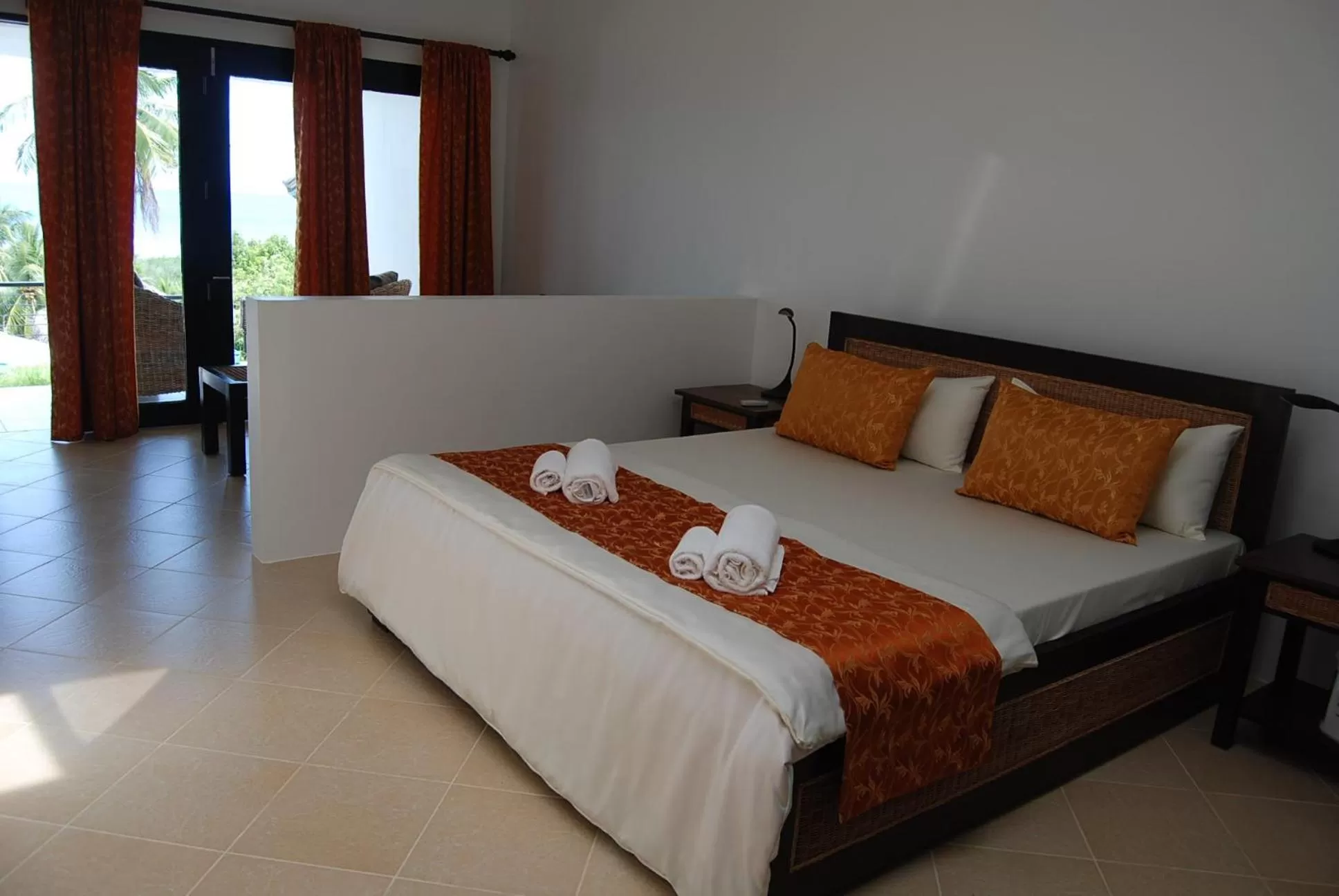 Bed in Panorama de Argao Boutique Resort