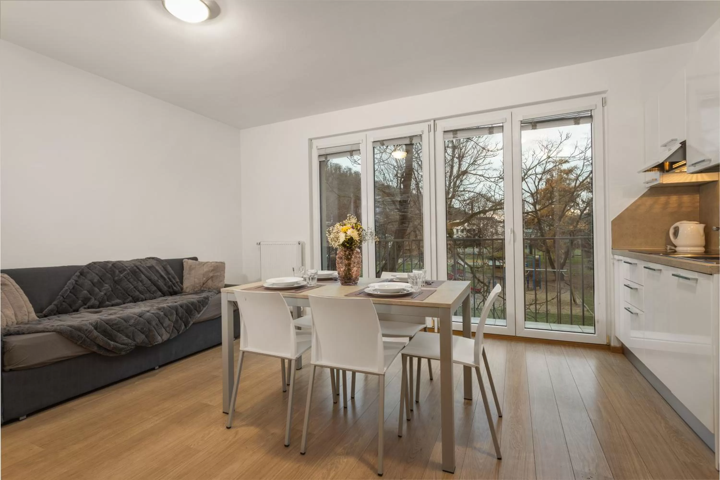 Kitchen or kitchenette in Prague City Residence