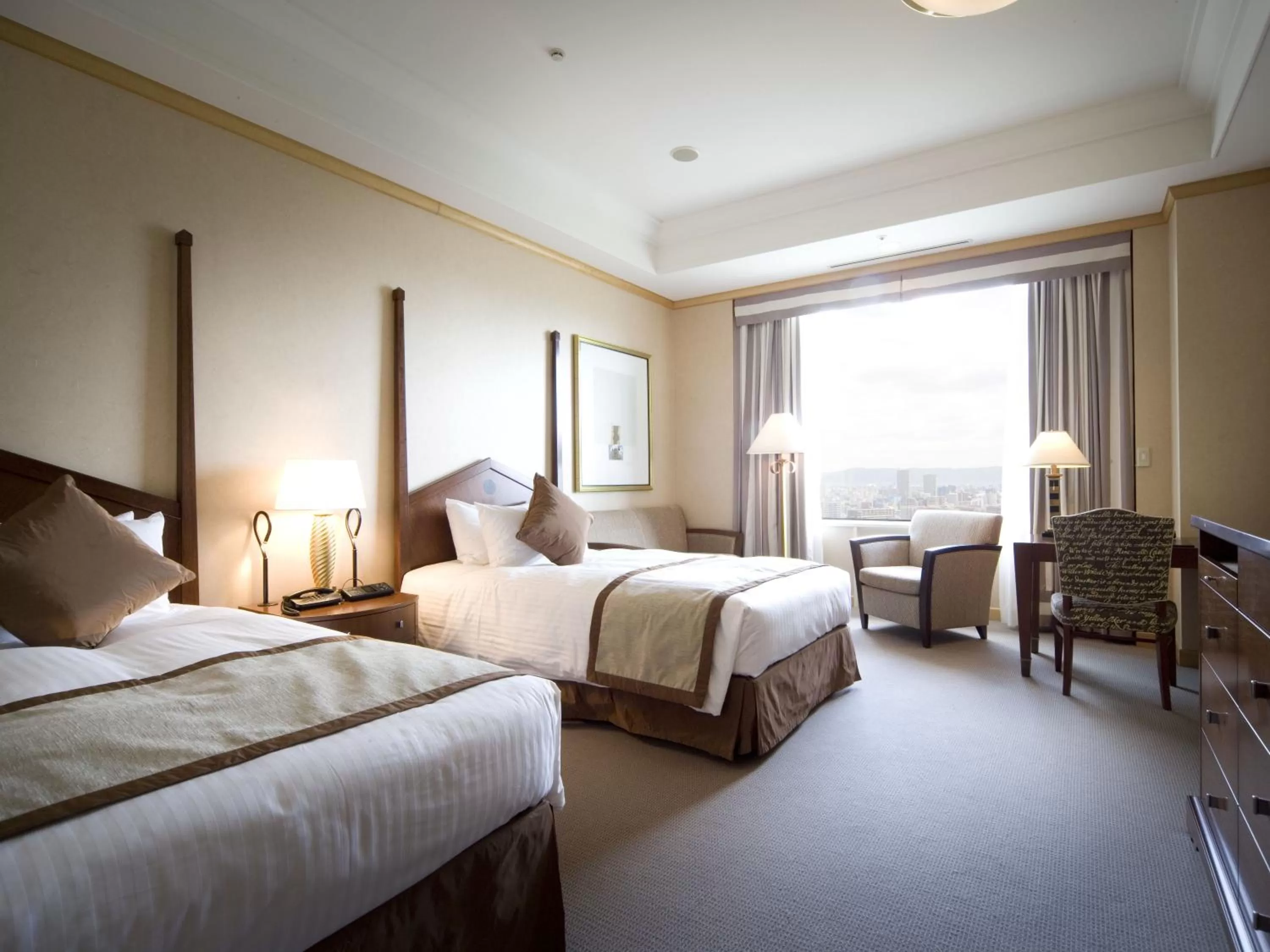 Imperial Floor Deluxe Triple Room with Lounge & Fitness Access - Non-Smoking - River View in Imperial Hotel Osaka