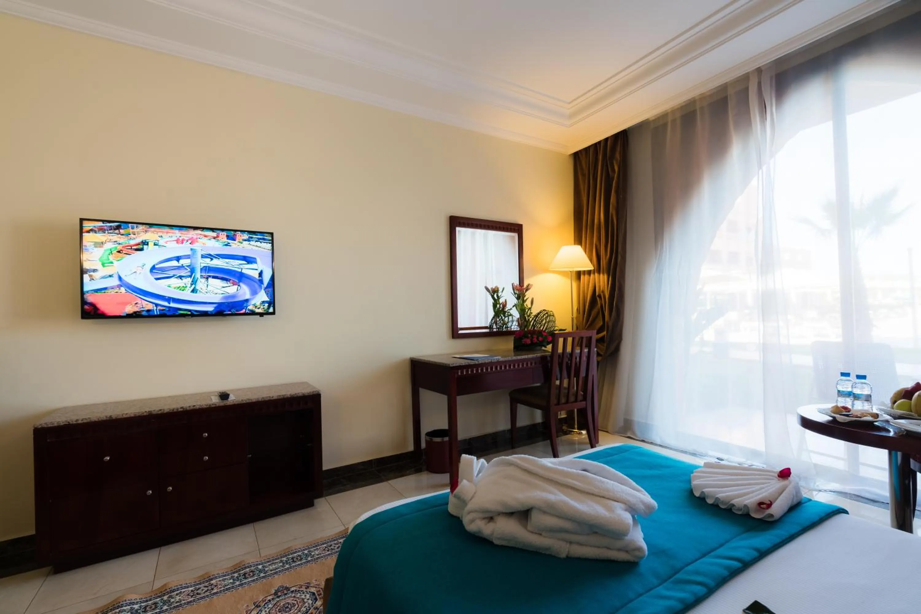 Bed in Pickalbatros Aqua Fun Club All Inclusive