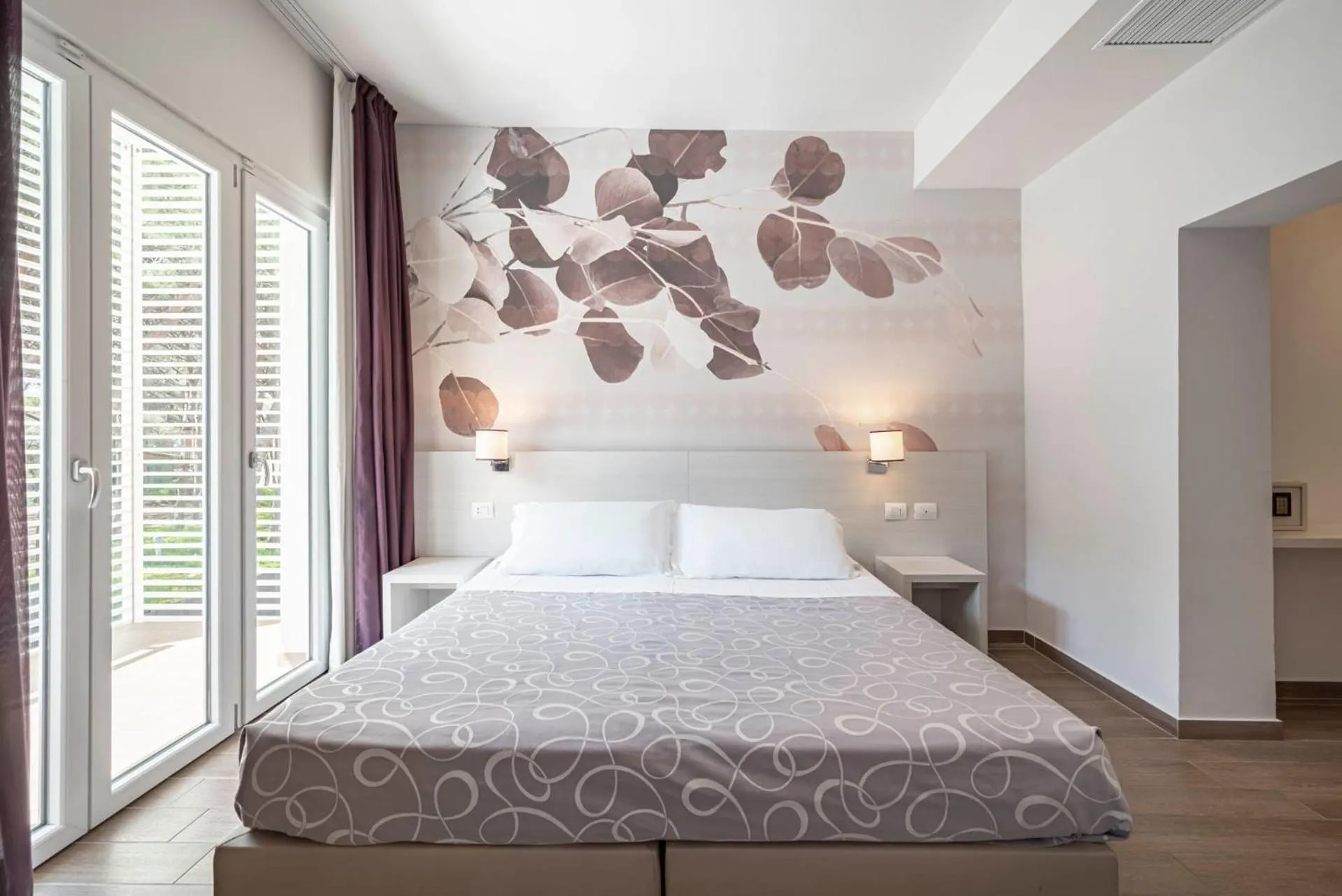 Bedroom, Bed in Hotel La Pineta