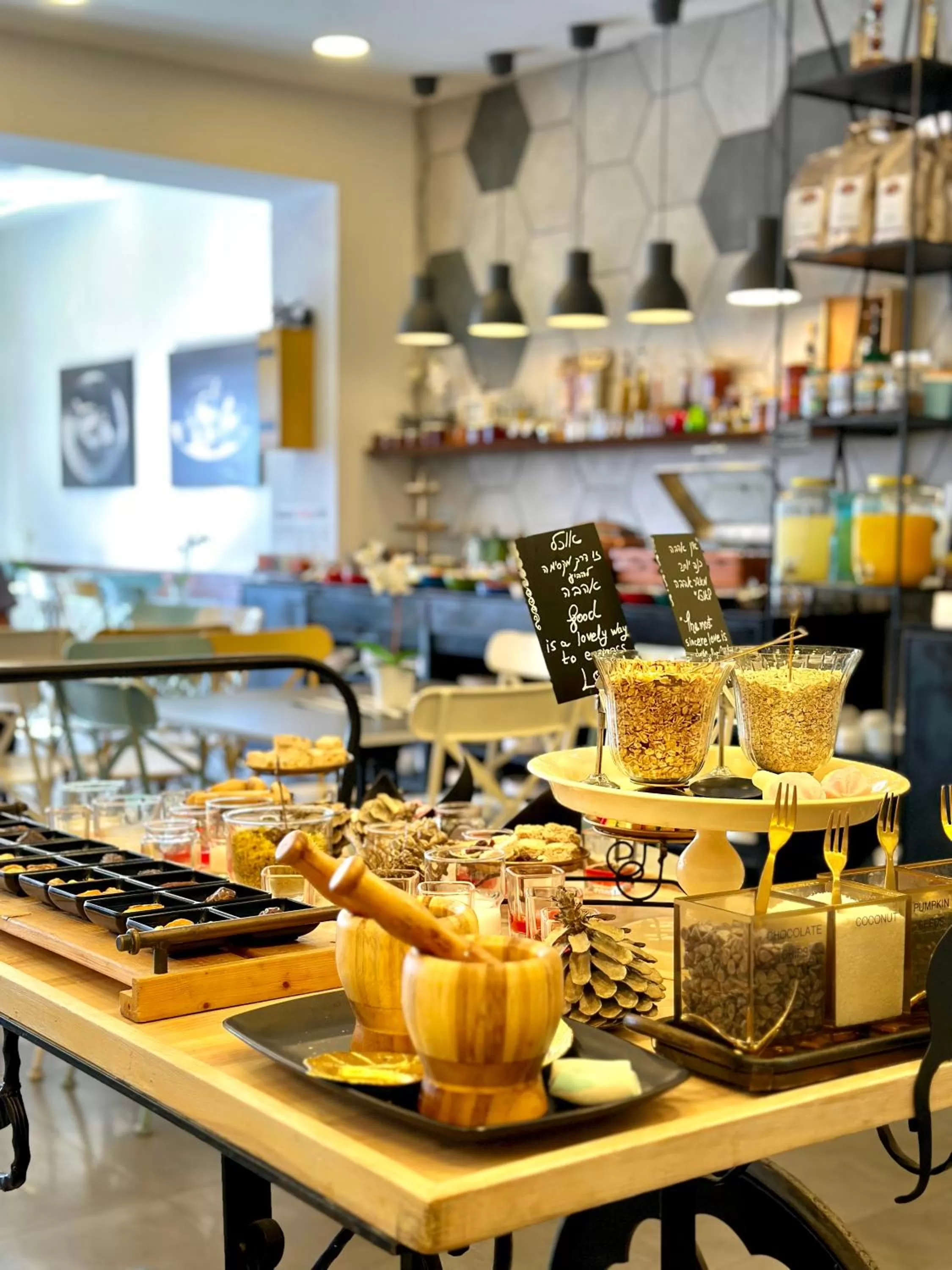 Buffet breakfast in Paamonim Hotel Jerusalem