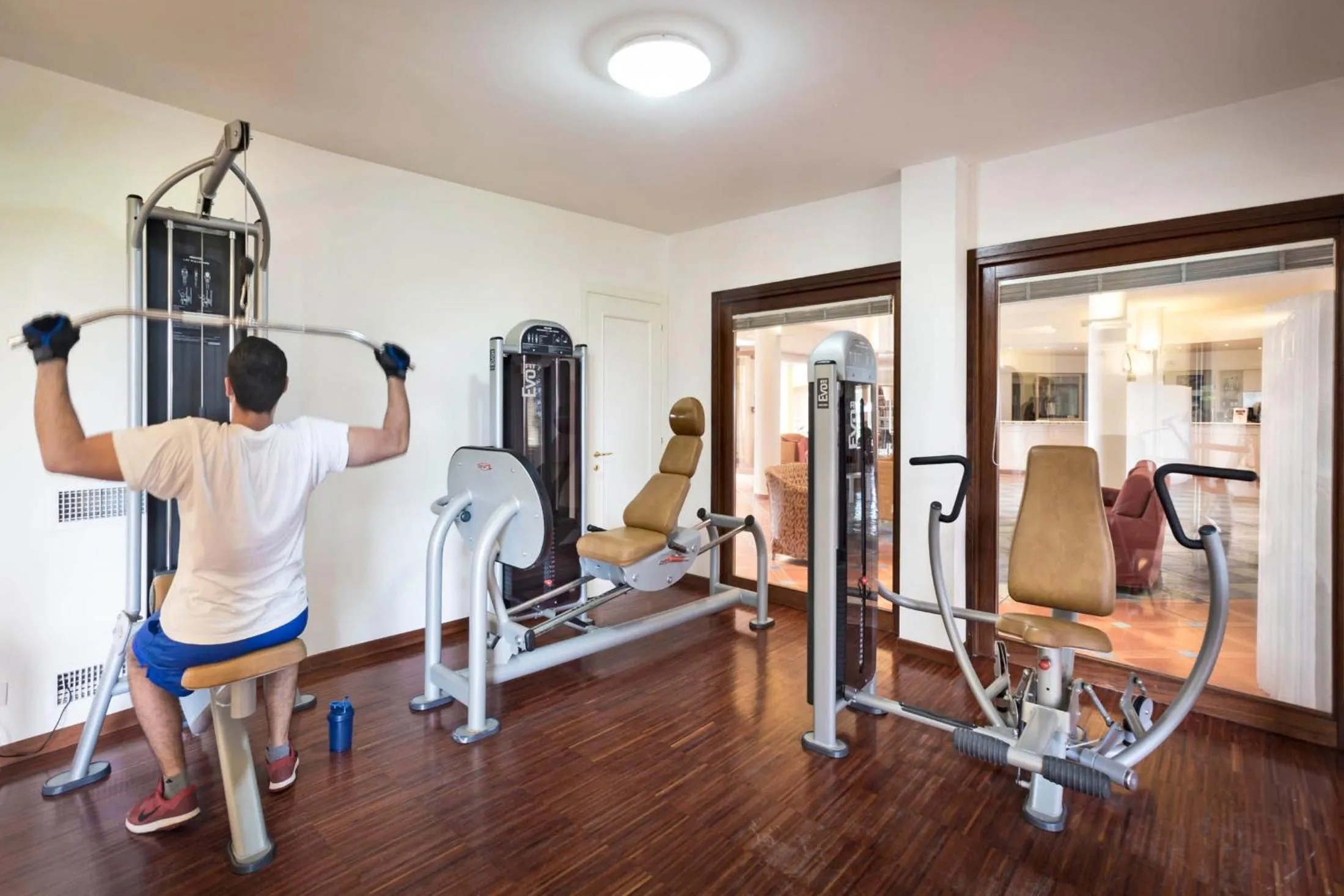 Fitness centre/facilities in Hotel Santa Gilla