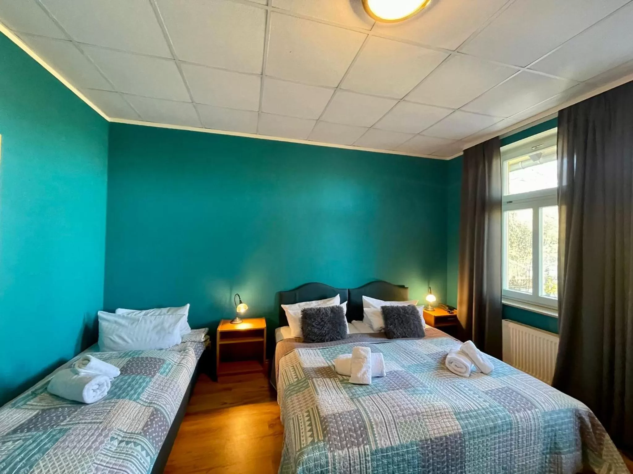 Photo of the whole room, Bed in Parkhotel Waldschlösschen