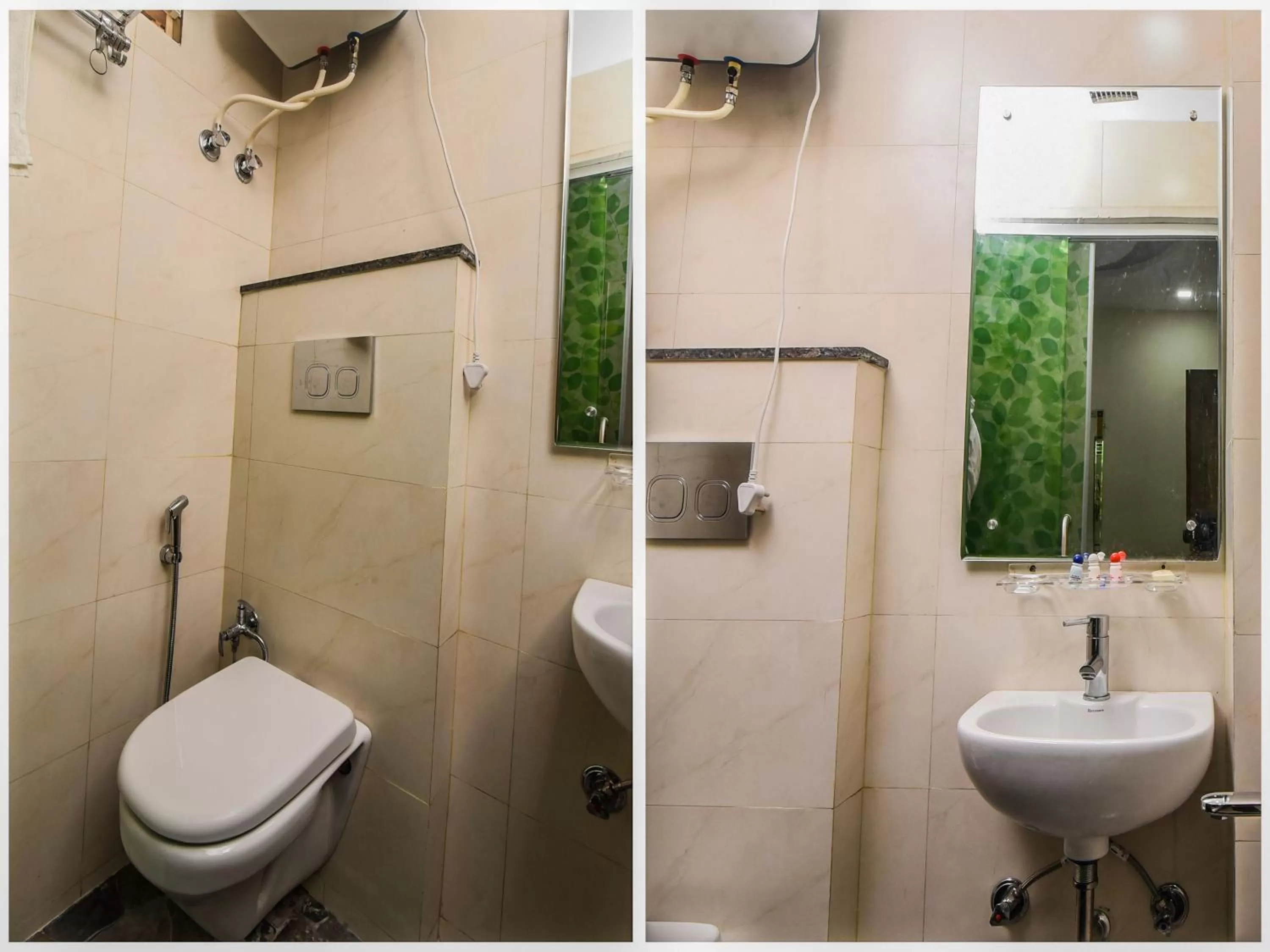 Shower in Hotel Dollar Inn