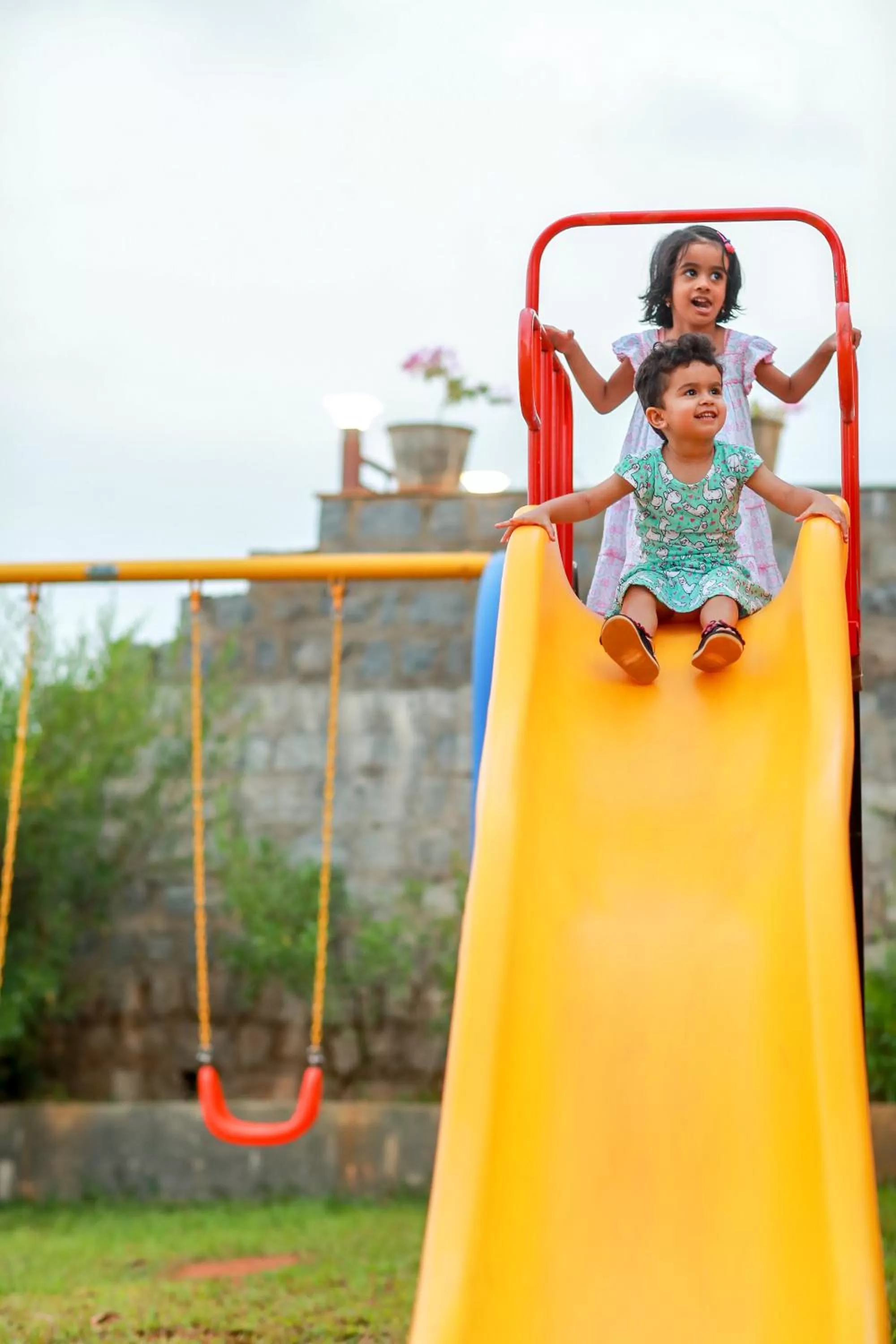 Children play ground in The Estate Resort , Mangalore