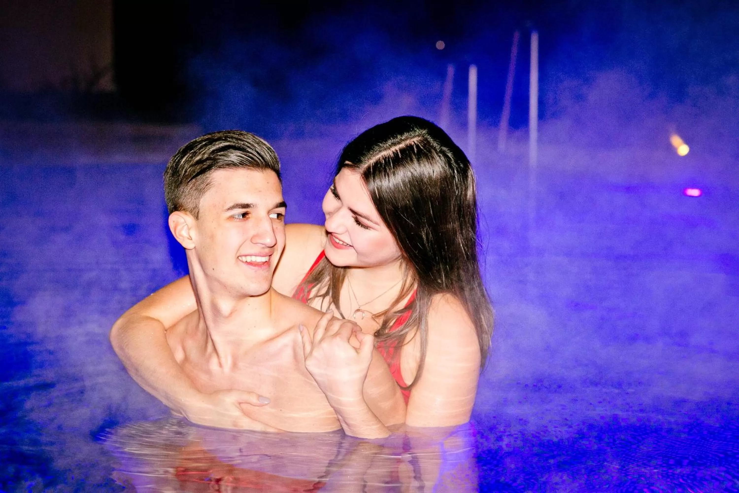 Pool view in Hotel Brückenwirt