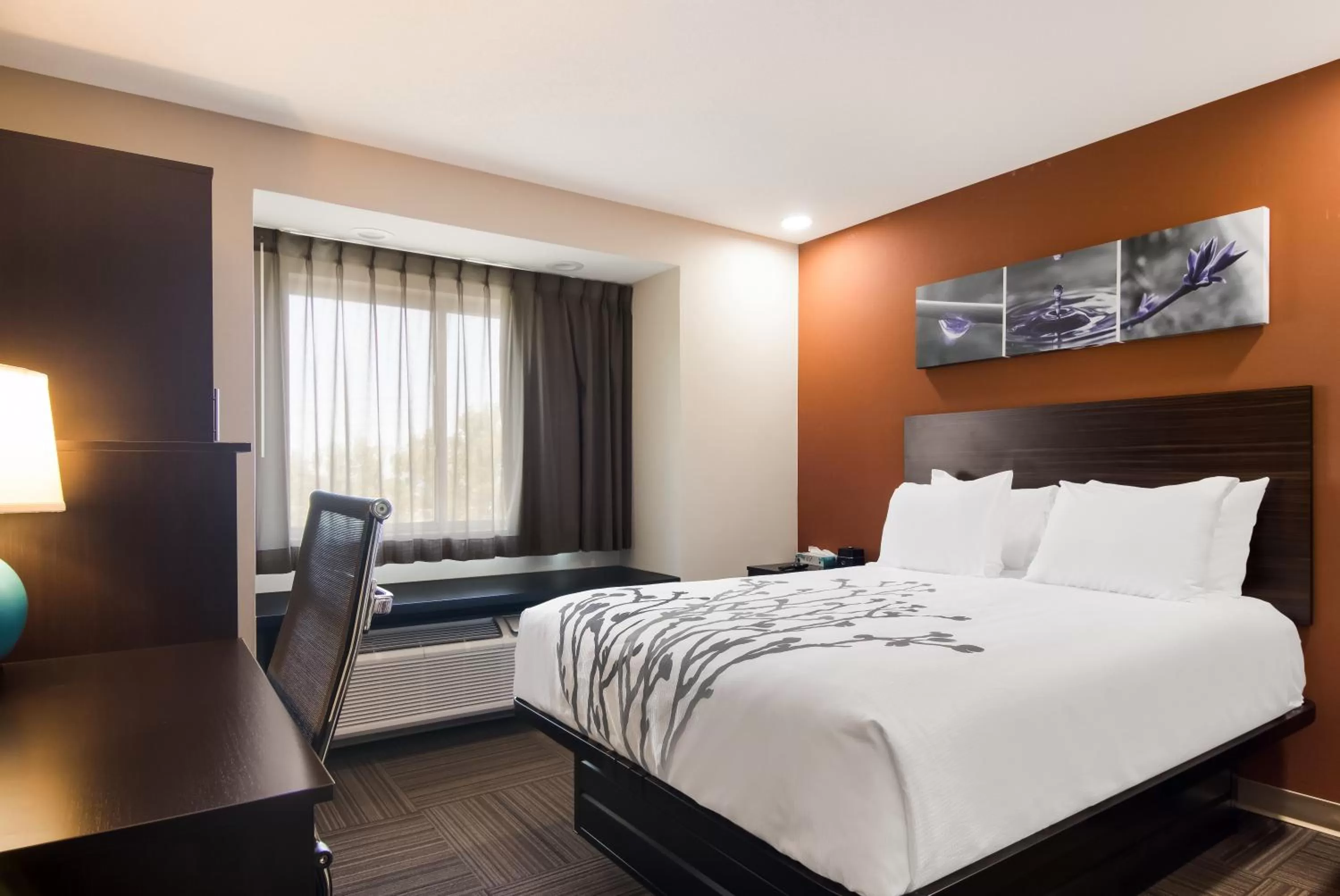 Bed in Sleep Inn Erie near Sports Center