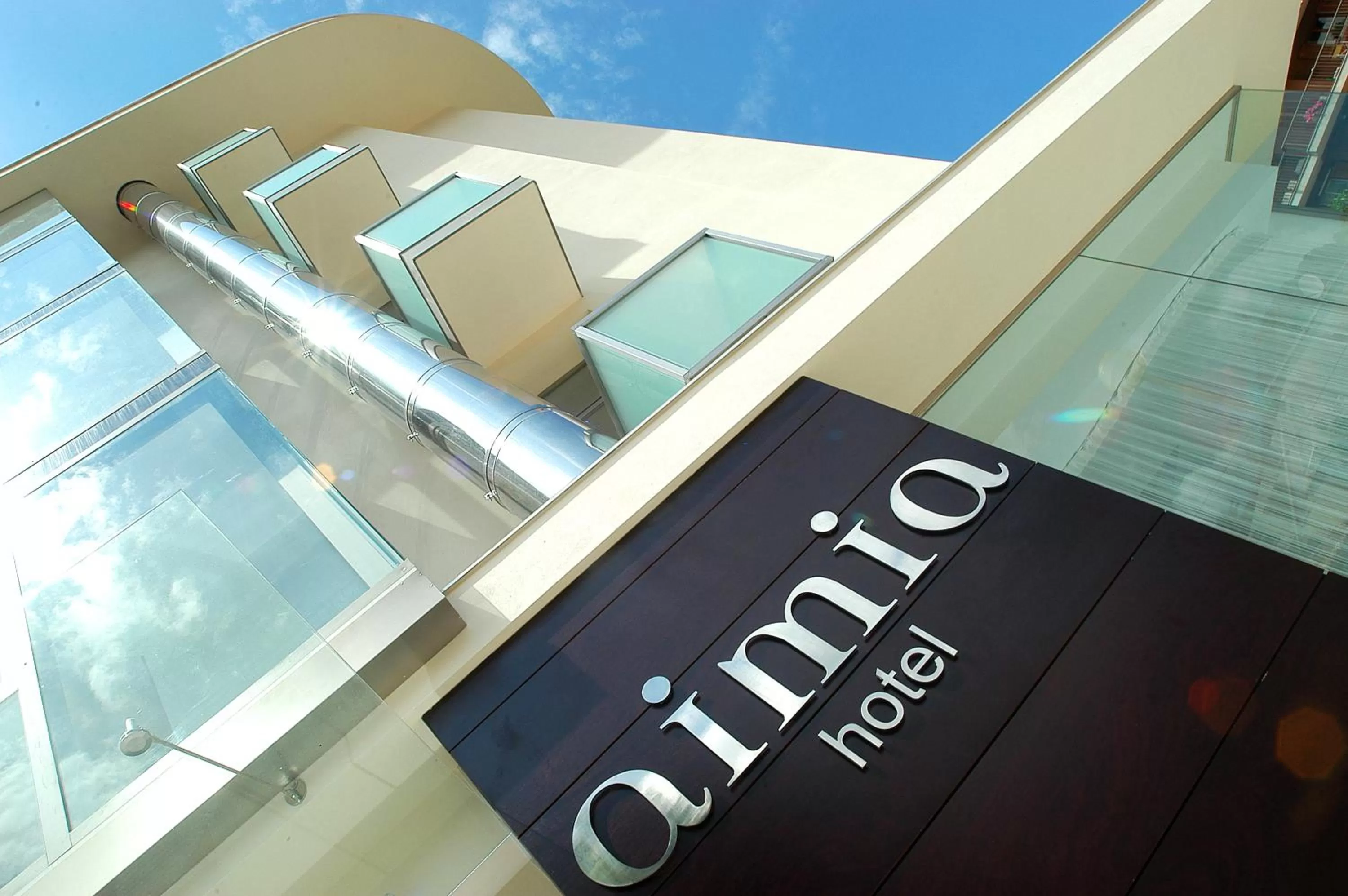 Facade/entrance in Aimia Hotel