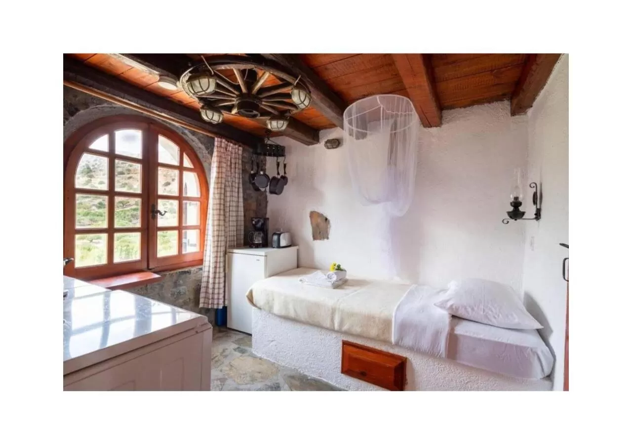 Bedroom, Bed in The Traditional Homes of Crete