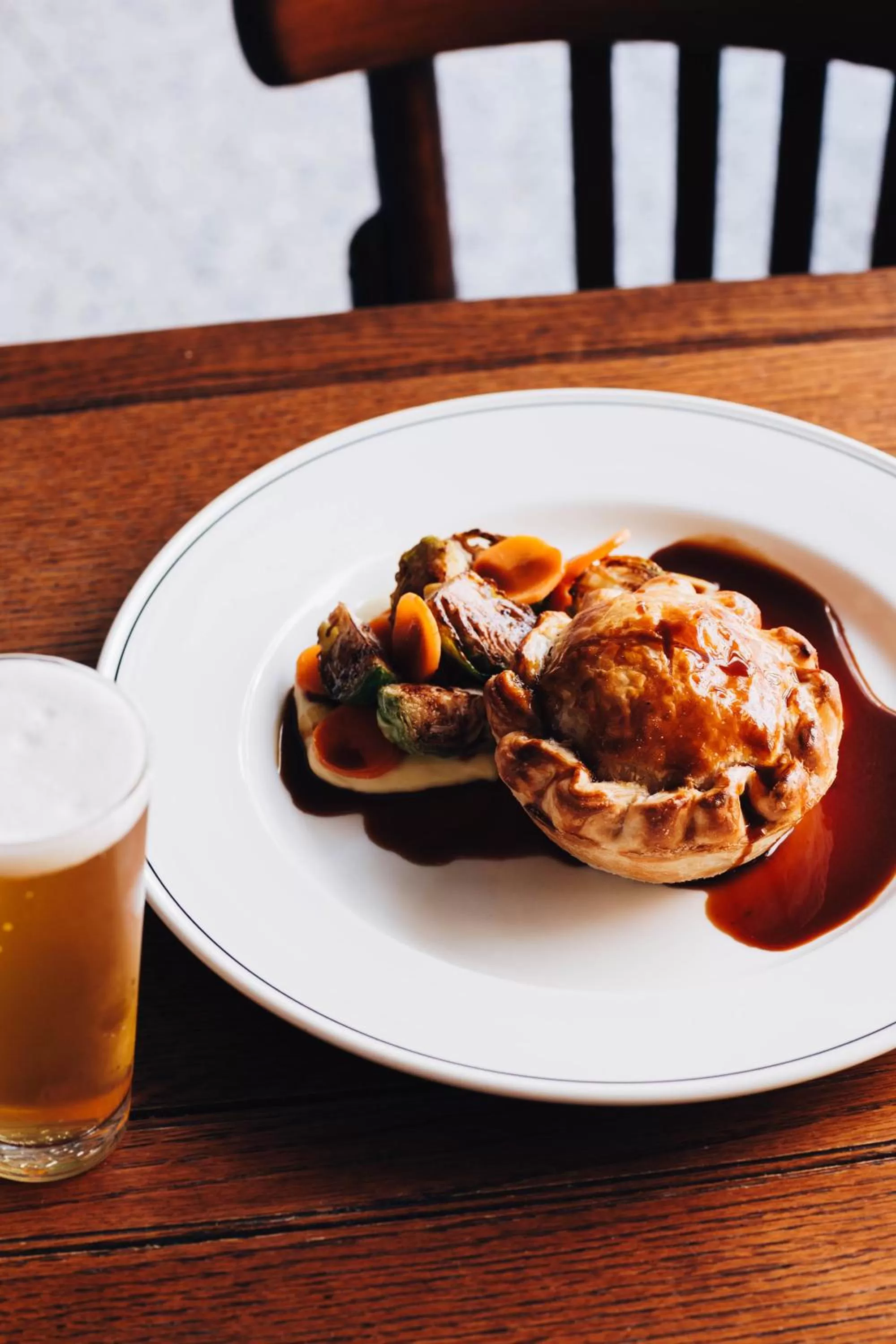 Food close-up in Naughtons Hotel