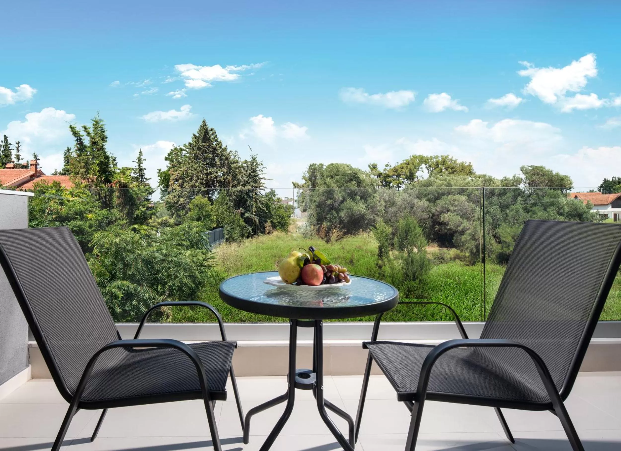 Balcony/Terrace in Light Blue Hotel