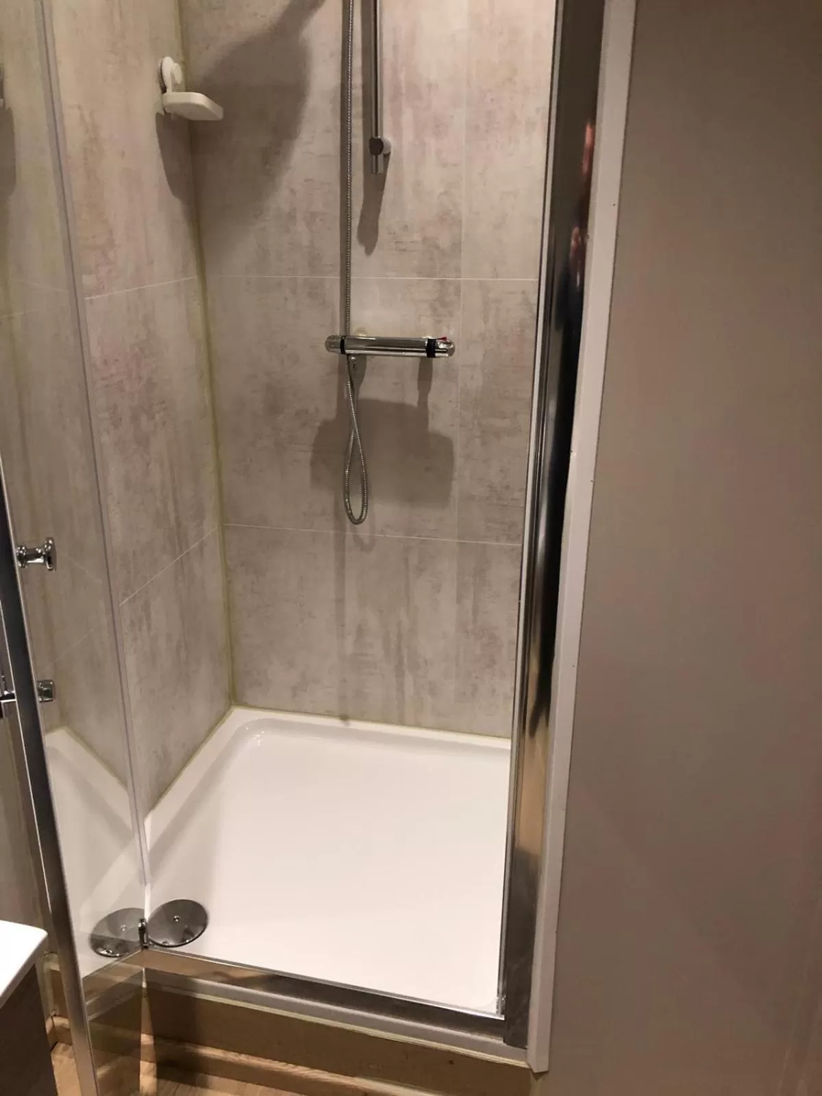 Shower in B&B De Dulle Koe